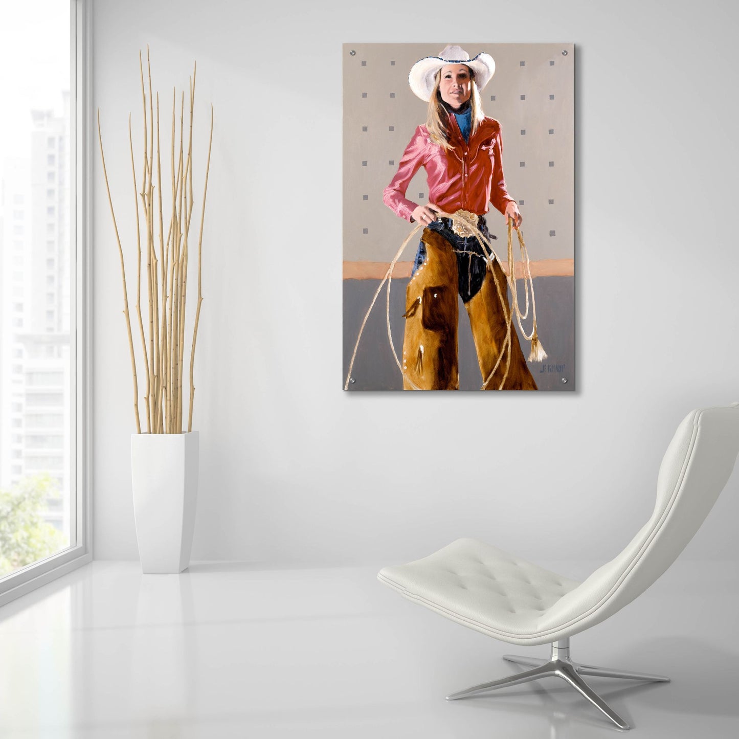 Epic Art 'Welcome Home' by J. E. Knauf, Acrylic Glass Wall Art,24x36