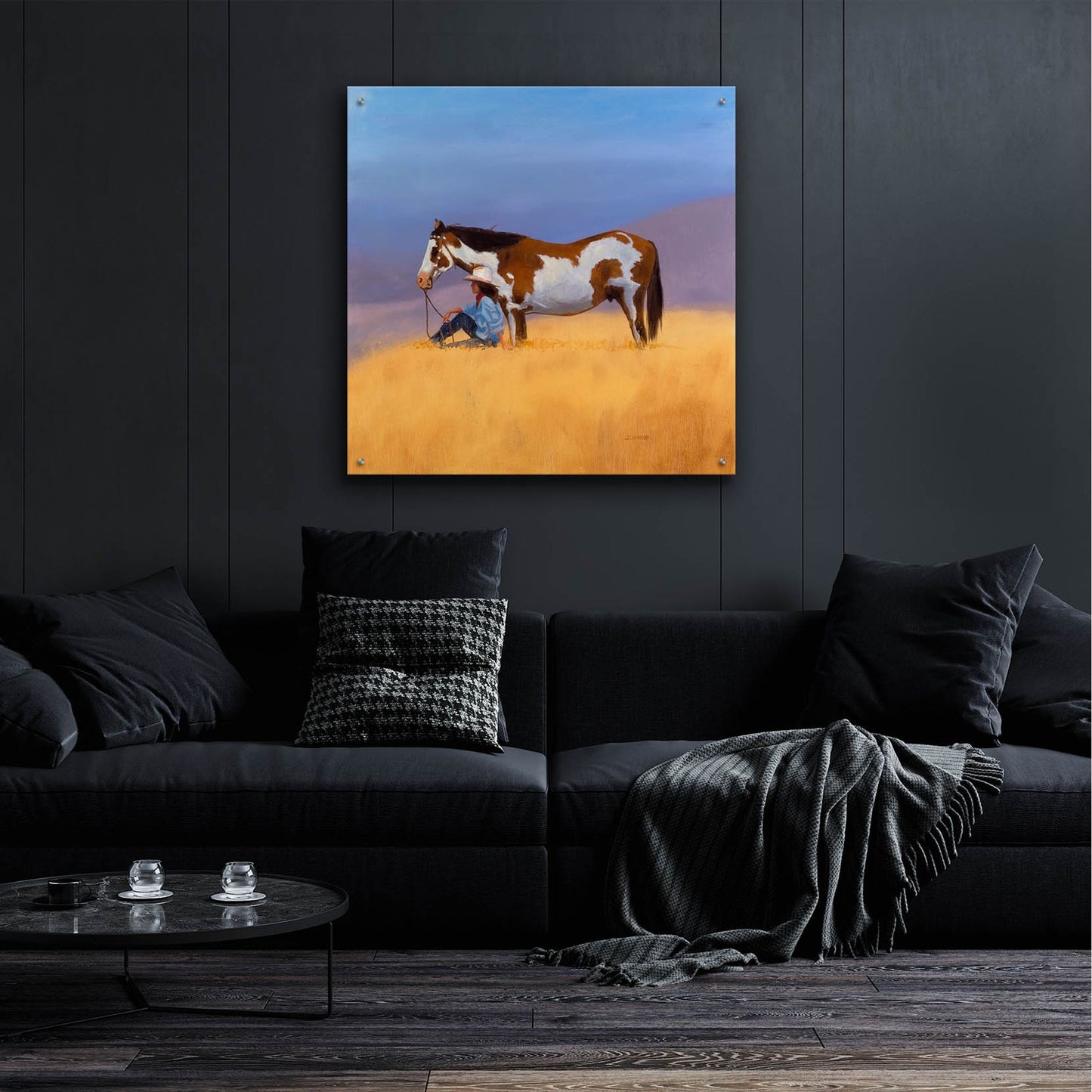 Epic Art 'Rain On The Way' by J. E. Knauf, Acrylic Glass Wall Art,36x36