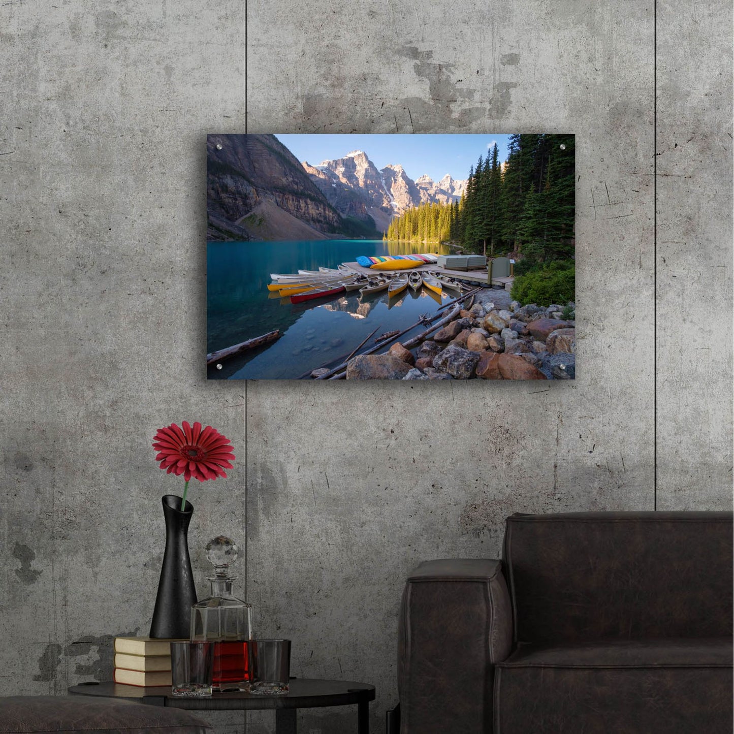 Epic Art 'Moraine Lake 3' by Joe Reimer Photography, Acrylic Glass Wall Art,36x24