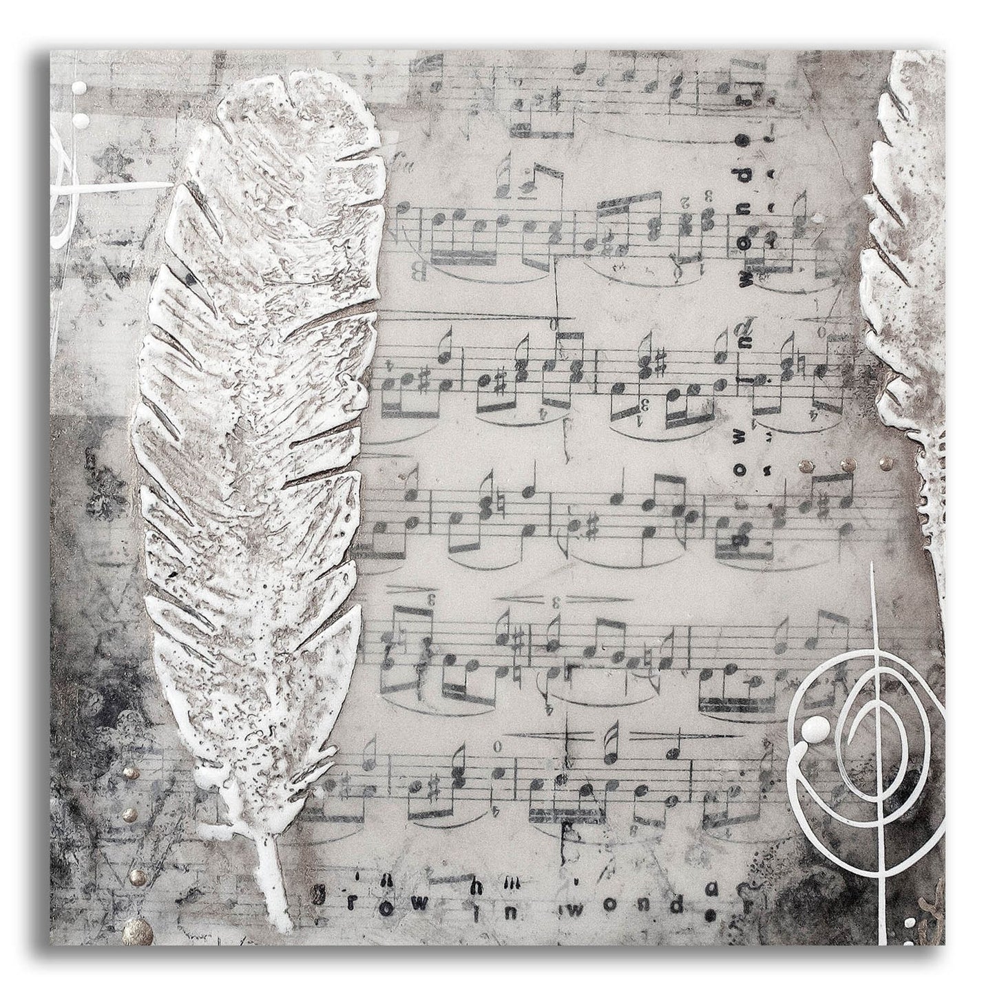 Epic Art 'Heaven Sent 3' by LovIsArt, Acrylic Glass Wall Art,36x36