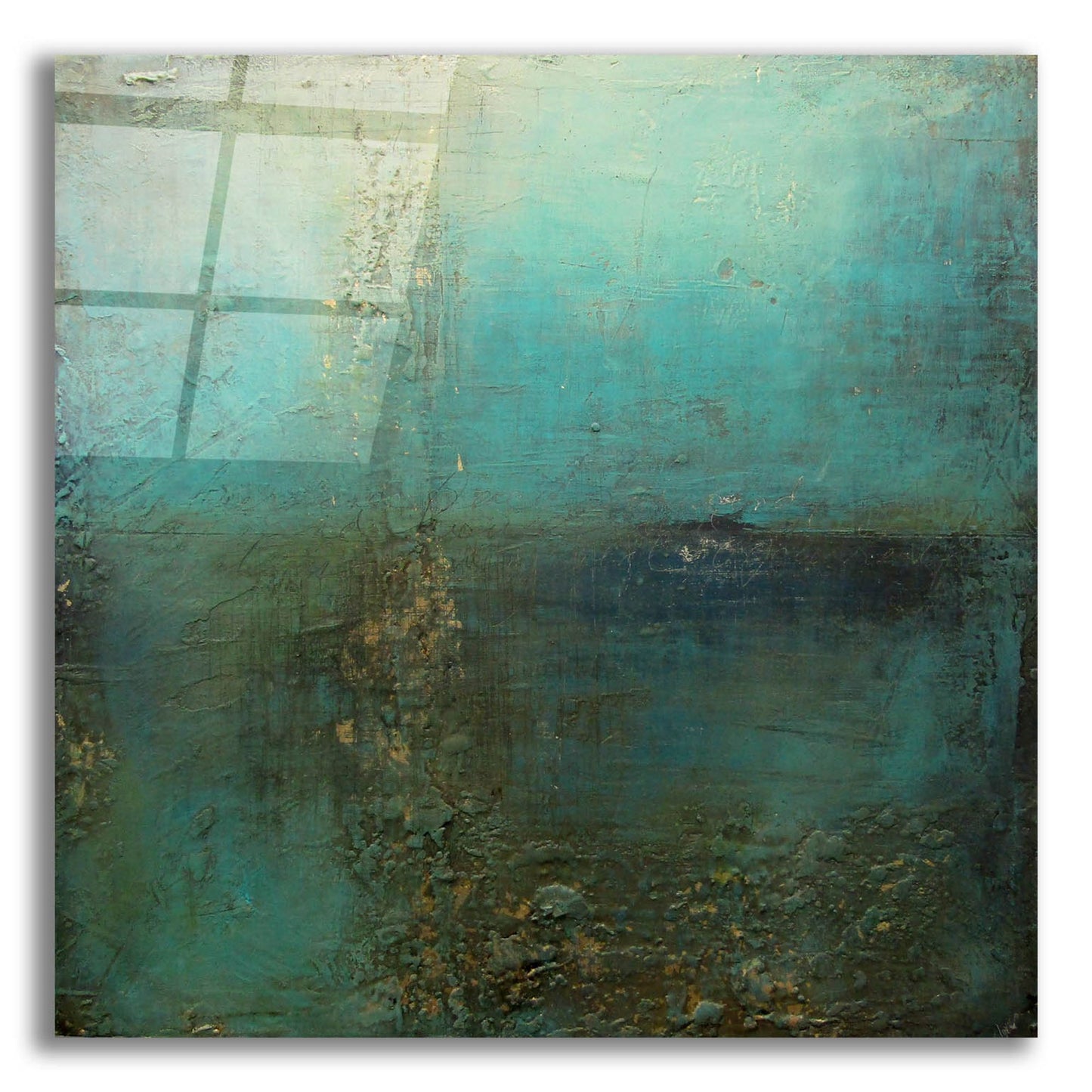 Epic Art 'Ocean Calm' by LovIsArt, Acrylic Glass Wall Art,36x36