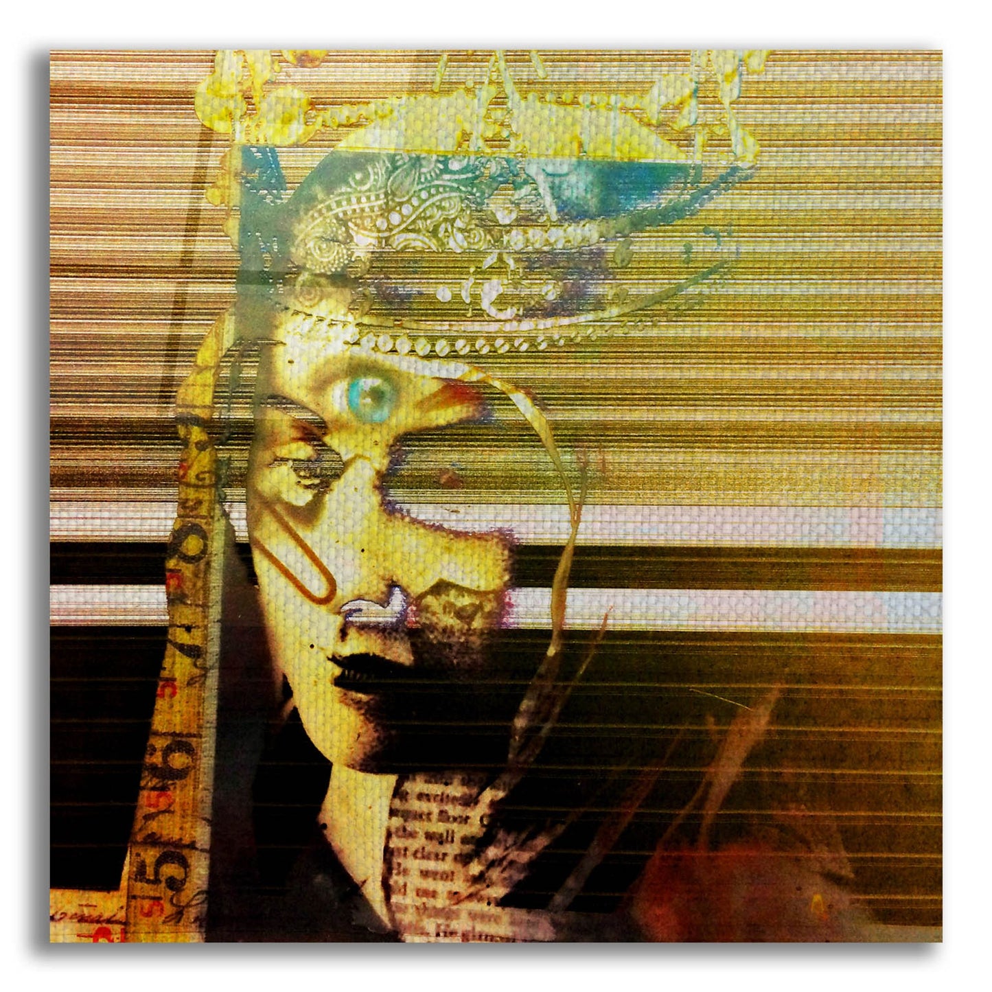 Epic Art 'Third Eye Focus' by LovIsArt, Acrylic Glass Wall Art,36x36