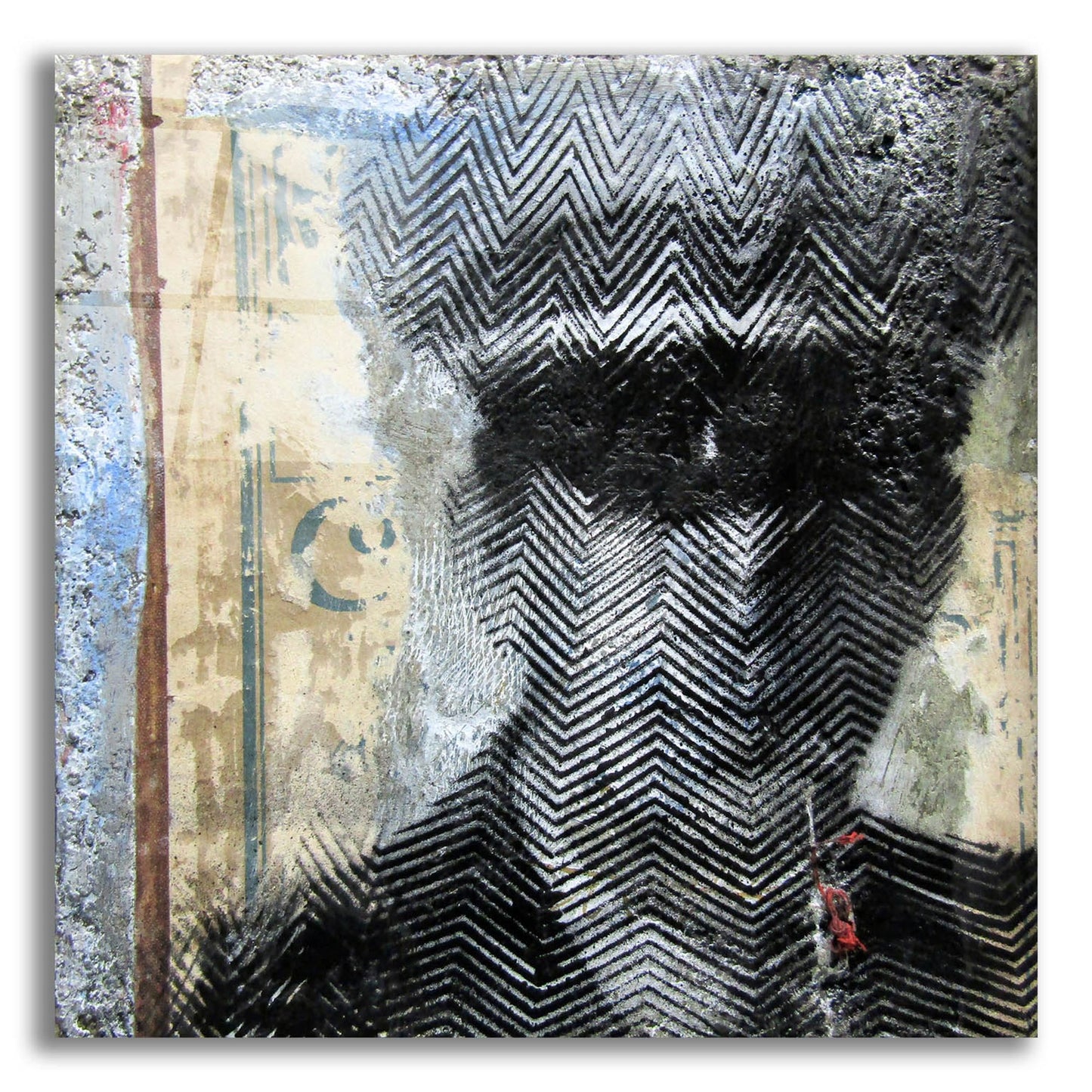Epic Art 'Weathered' by LovIsArt, Acrylic Glass Wall Art,36x36