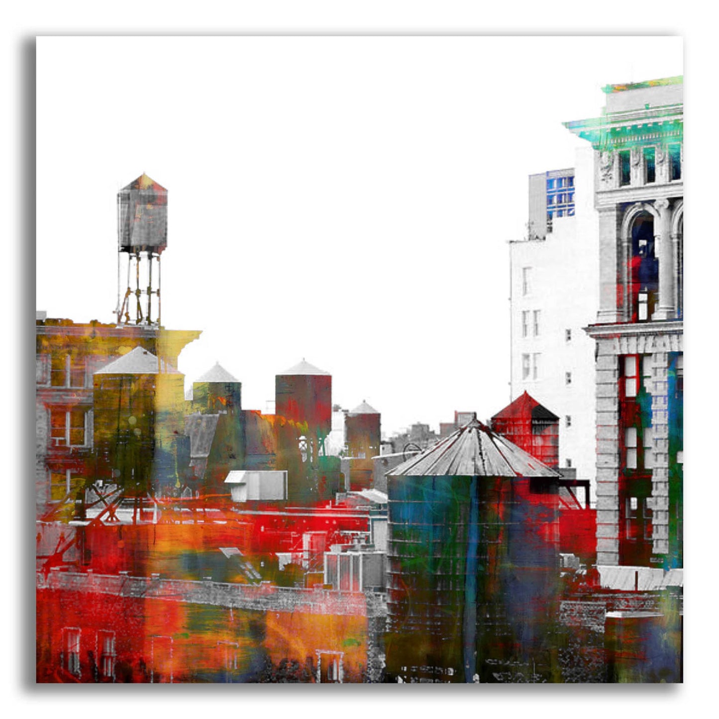 Epic Art 'Where The Streets Have No Name' by LovIsArt, Acrylic Glass Wall Art,36x36