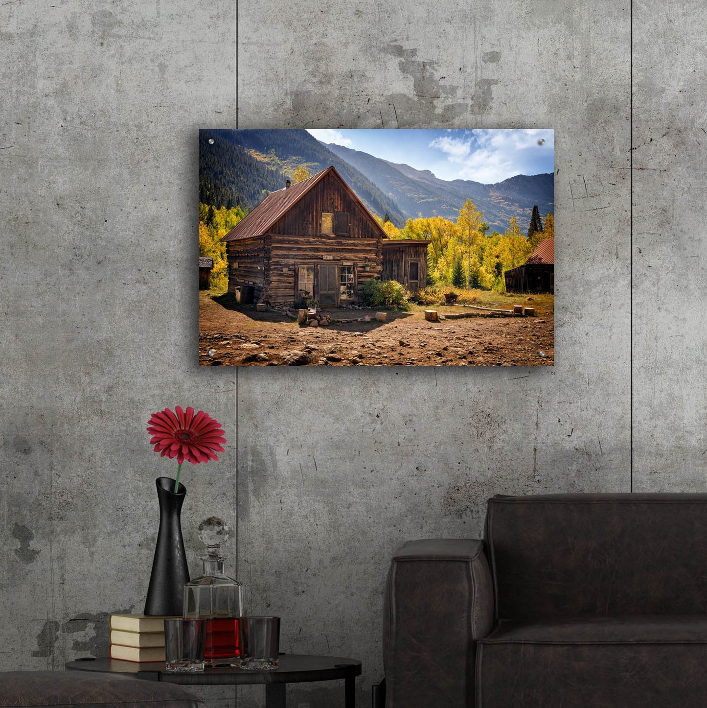 Epic Art 'Crystal City General Store' by Rick Berk, Acrylic Glass Wall Art,36x24