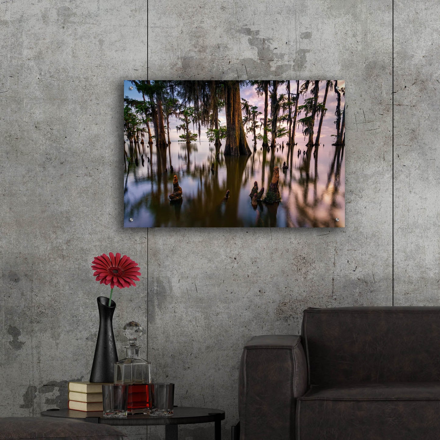 Epic Art 'Maurepas Morning' by Rick Berk, Acrylic Glass Wall Art,36x24