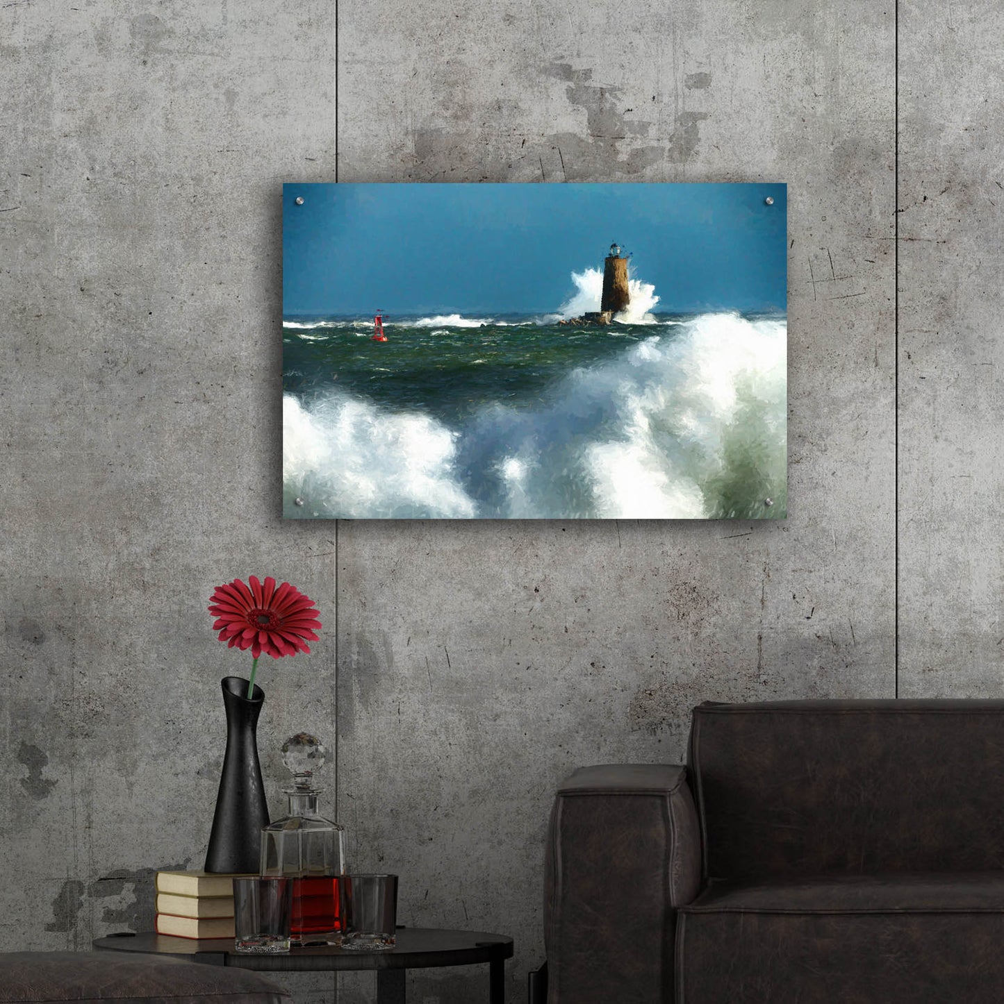 Epic Art 'Whaleback' by Rick Berk, Acrylic Glass Wall Art,36x24