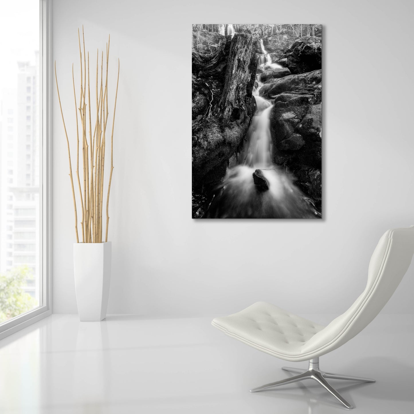 Epic Art 'In The Hollow BW' by Rick Berk, Acrylic Glass Wall Art,24x36