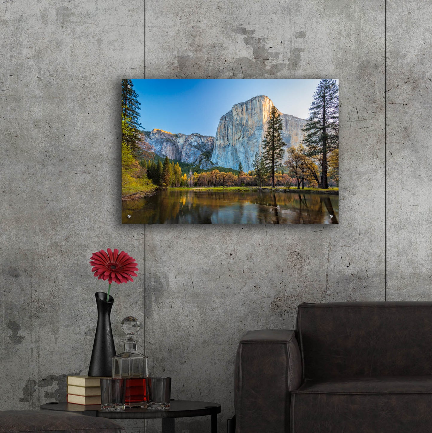 Epic Art 'El Capitan Sunrise' by Rick Berk, Acrylic Glass Wall Art,36x24