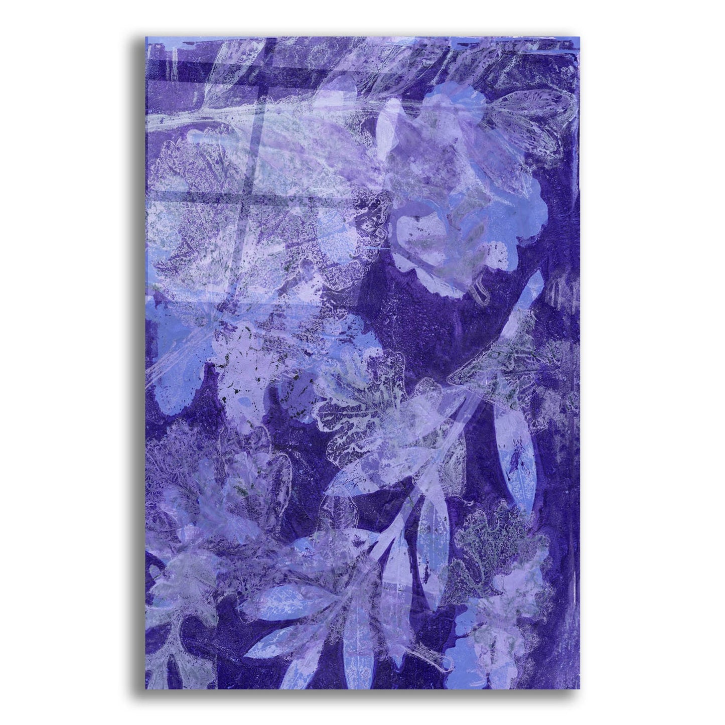 Epic Art 'Very Peri Botanical Print 4' by St. Hilaire Elizabeth, Acrylic Glass Wall Art,24x36
