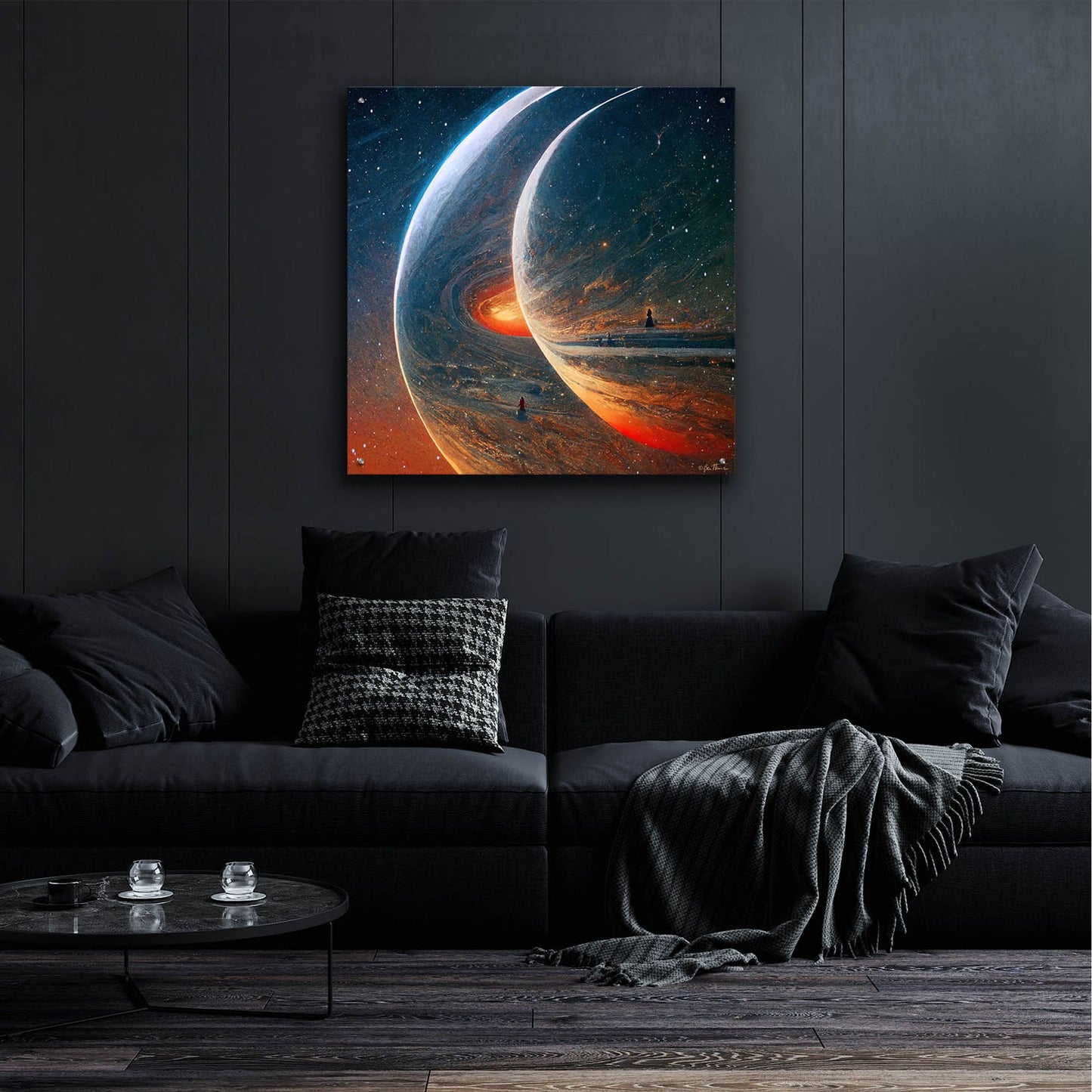 Epic Art 'We Are Different and The Same' by Ben Heine, Acrylic Glass Wall Art,36x36