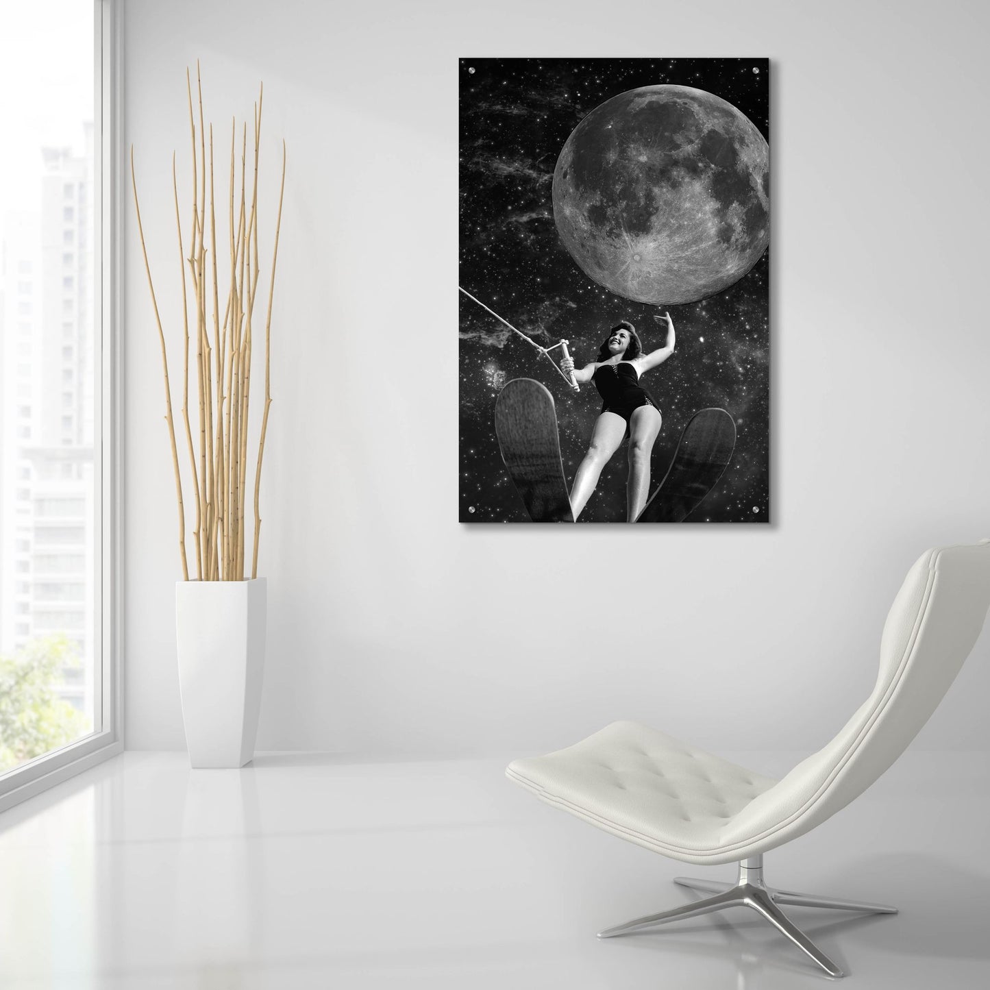 Epic Art 'Out There' by Elo Marc, Acrylic Glass Wall Art,24x36