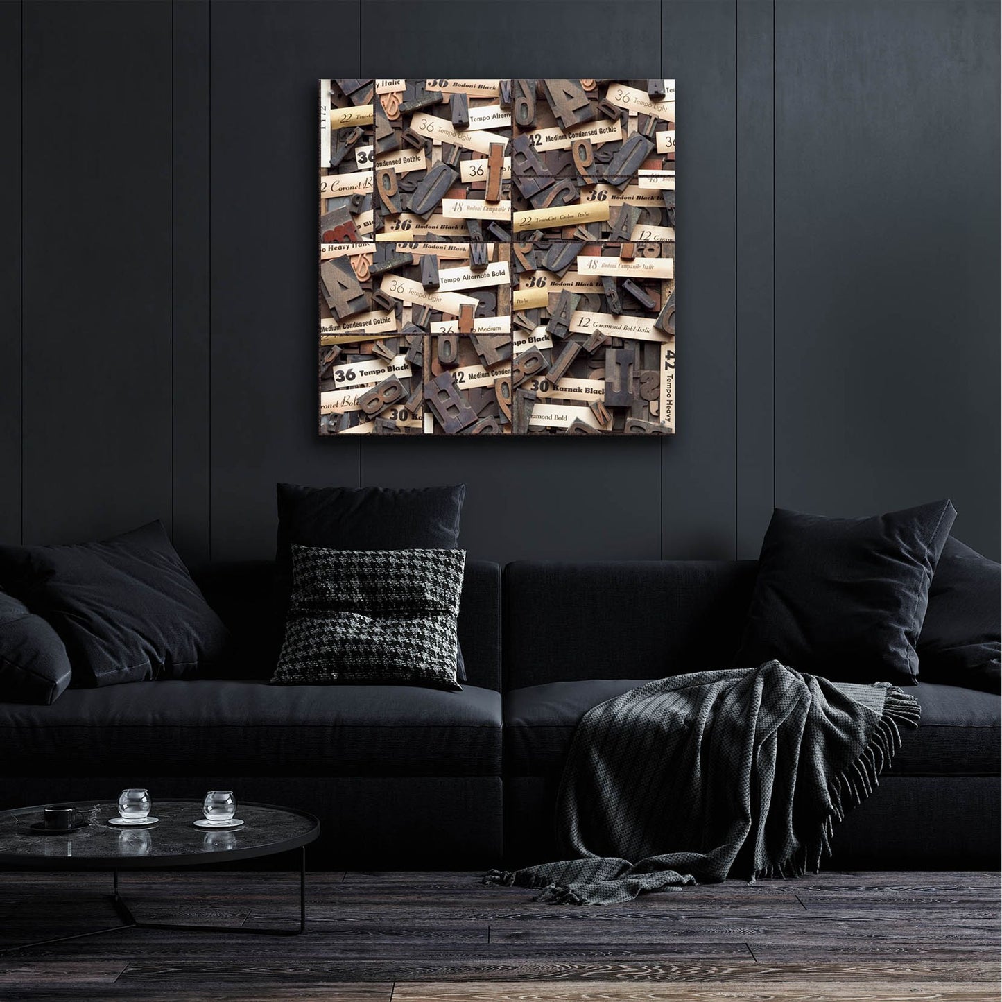 Epic Art 'Typography Photography repeat 6' by Holli Conger, Acrylic Glass Wall Art,36x36