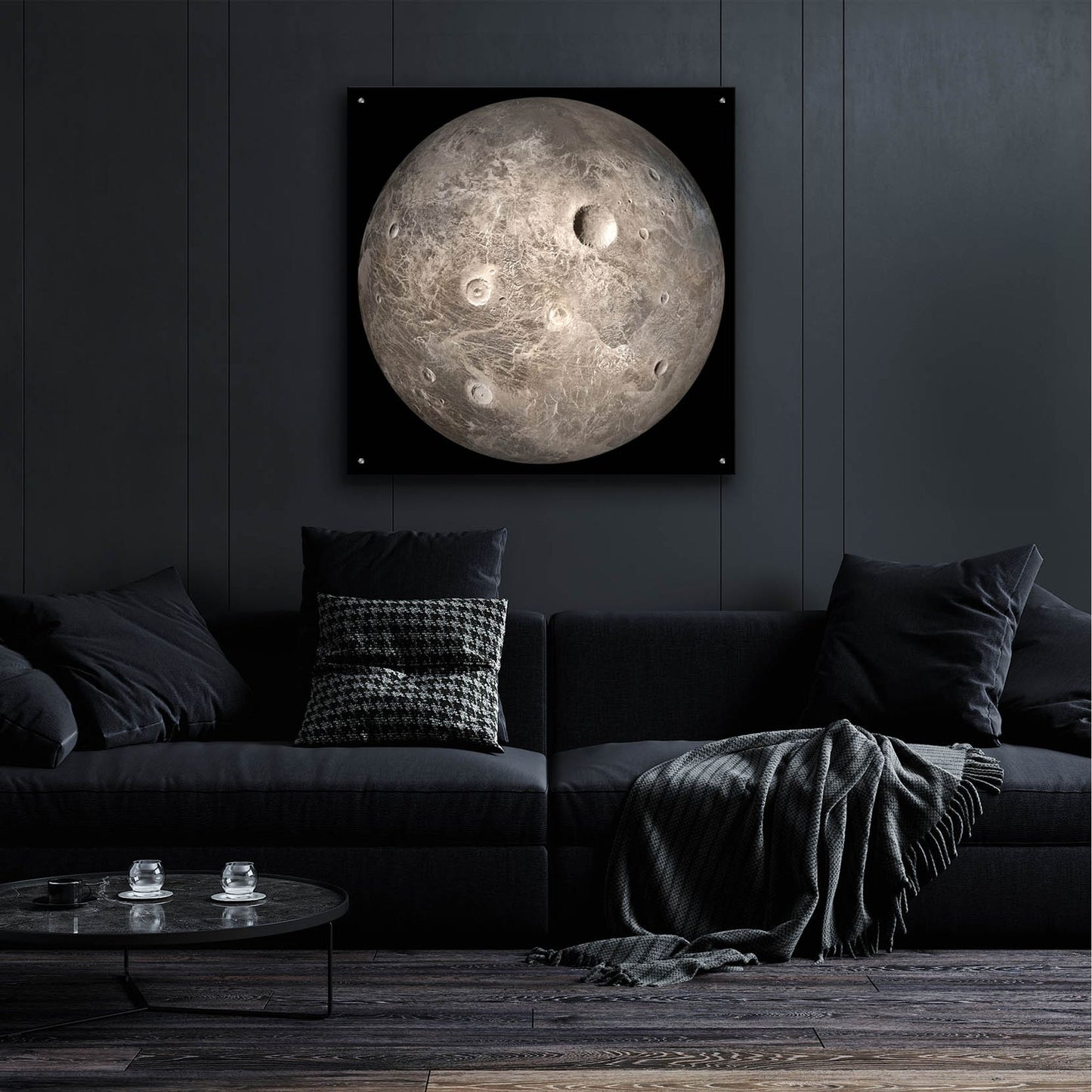 Epic Art 'Ceres Asteroid' by Epic Portfolio, Acrylic Glass Wall Art,36x36