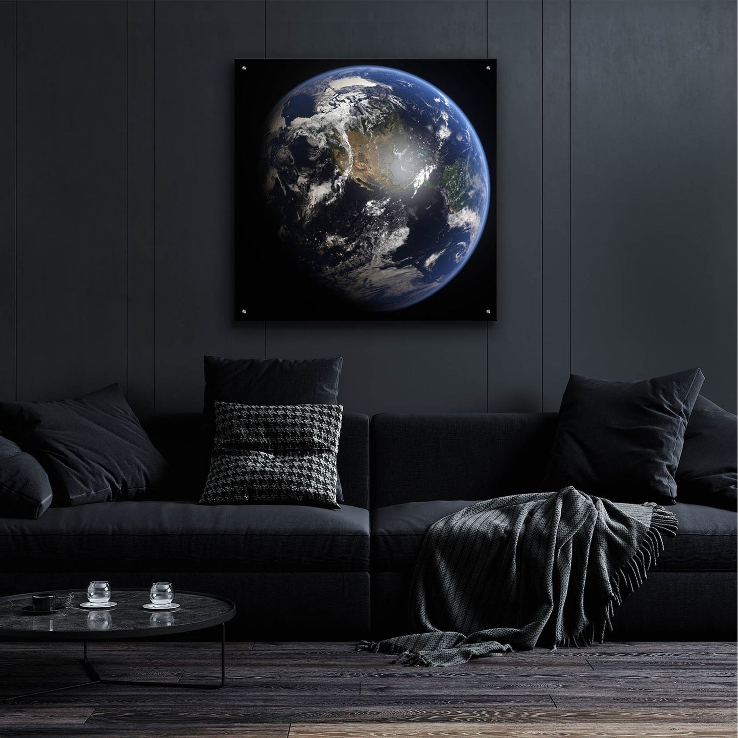 Epic Art 'Earth' by Epic Portfolio, Acrylic Glass Wall Art,36x36