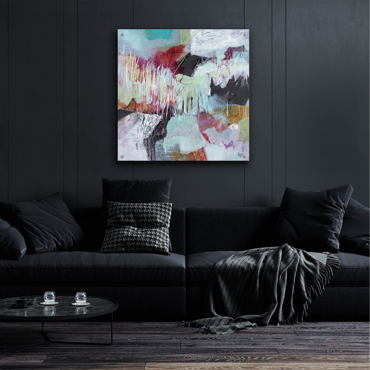 Epic Art 'Field Notes No 10' by Ann Thompson Nemcosky, Acrylic Glass Wall Art,36x36