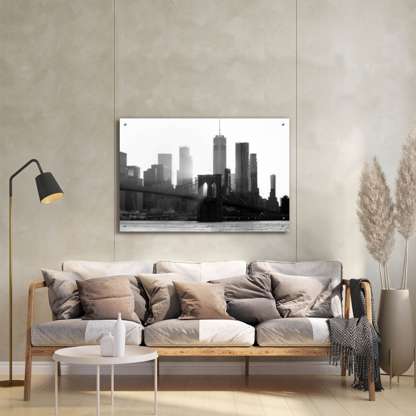 Epic Art 'New York 1' by Carina Okula, Acrylic Glass Wall Art,36x24