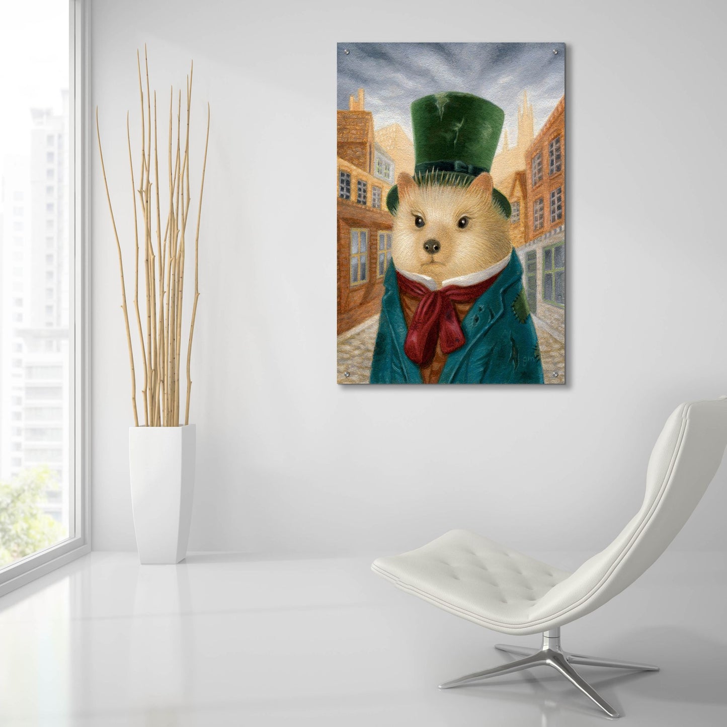 Epic Art 'Smythe' by Gina Matarazzo, Acrylic Glass Wall Art,24x36