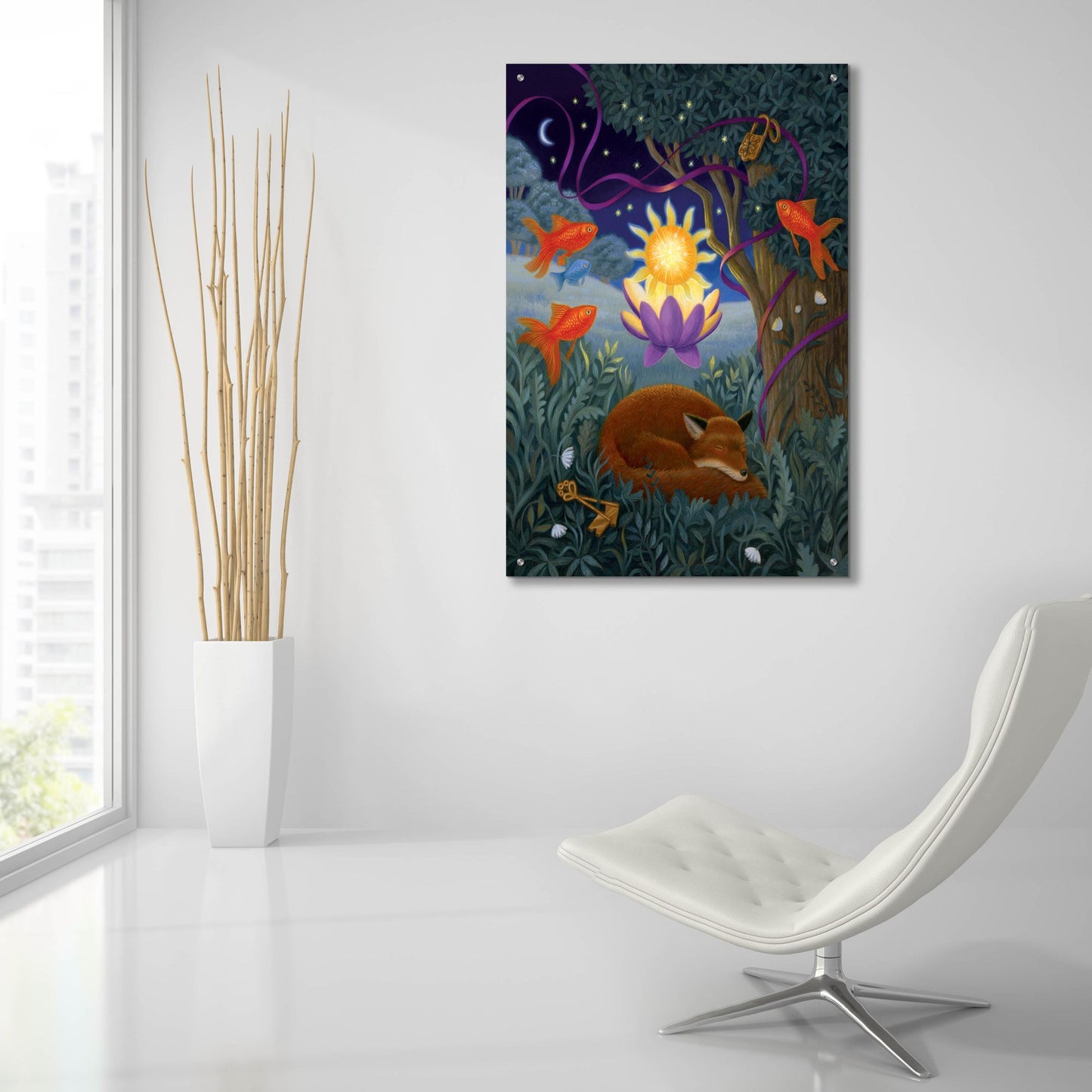 Epic Art 'Eve Of Transcendence' by Gina Matarazzo, Acrylic Glass Wall Art,24x36