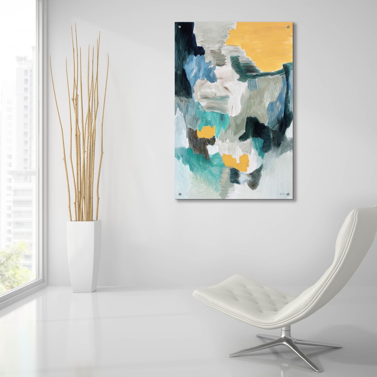 Epic Art 'Far Away' by Gocan, Acrylic Glass Wall Art,24x36