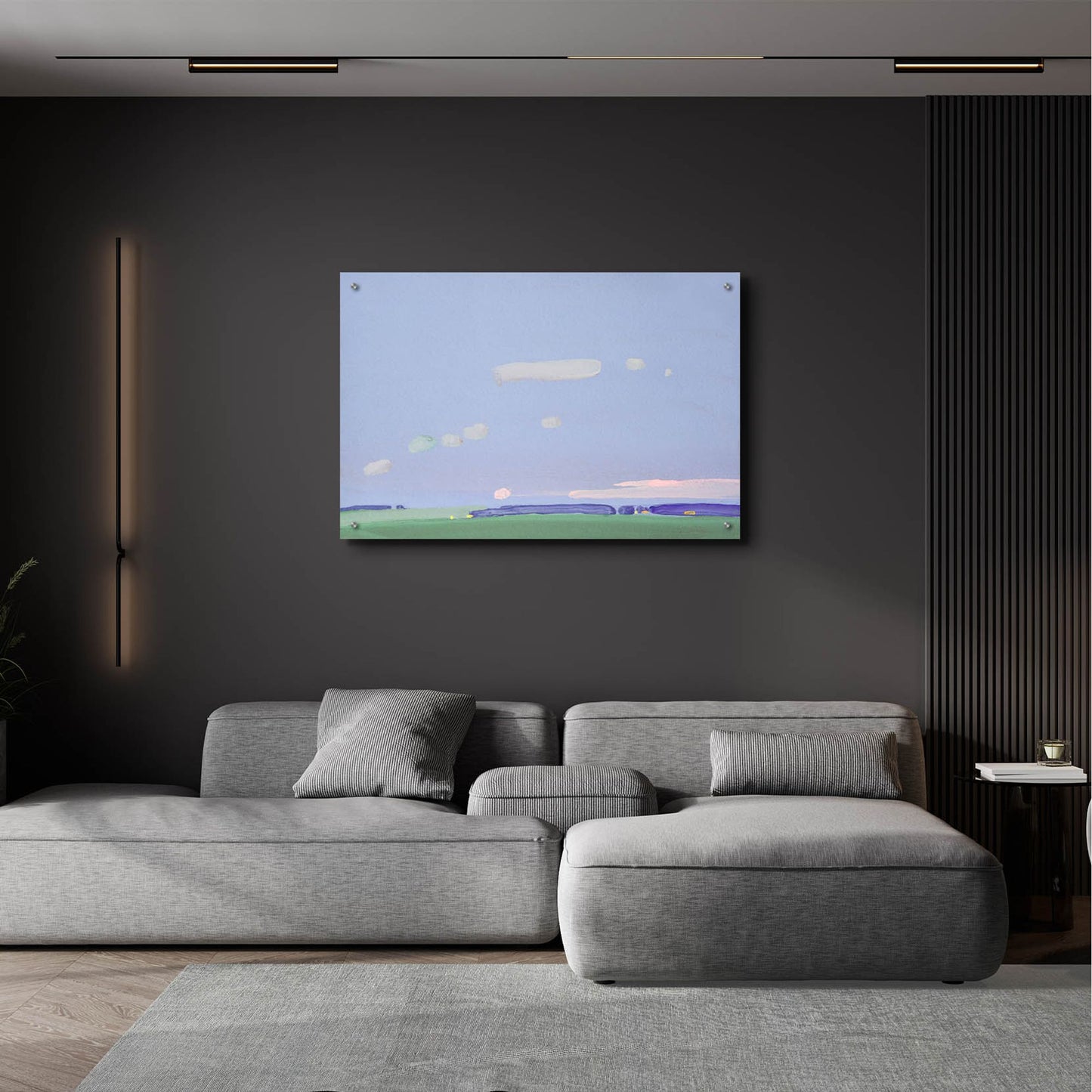 Epic Art 'Evening Clouds' by Igor Nekraha, Acrylic Glass Wall Art,36x24