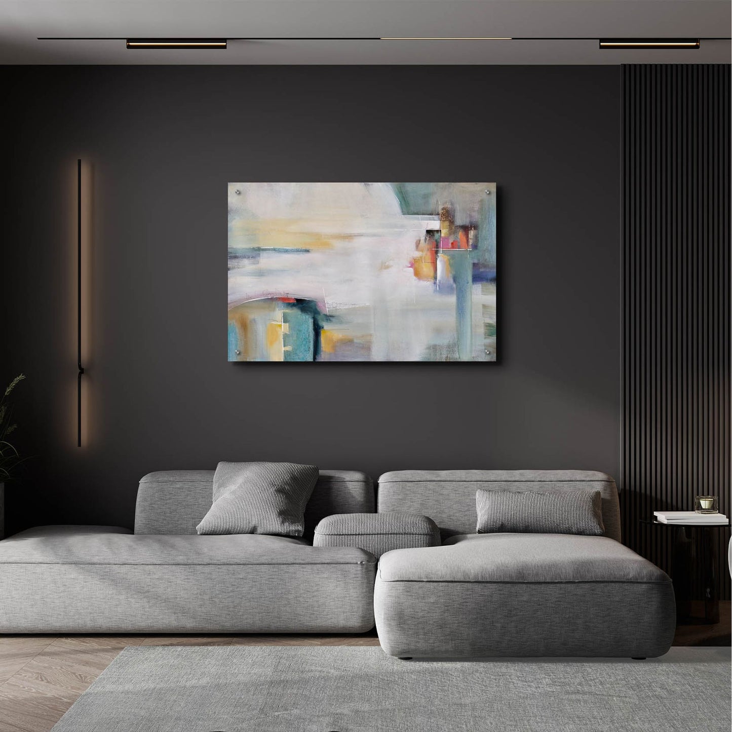 Epic Art 'On My Terms' by Karen Hale, Acrylic Glass Wall Art,36x24