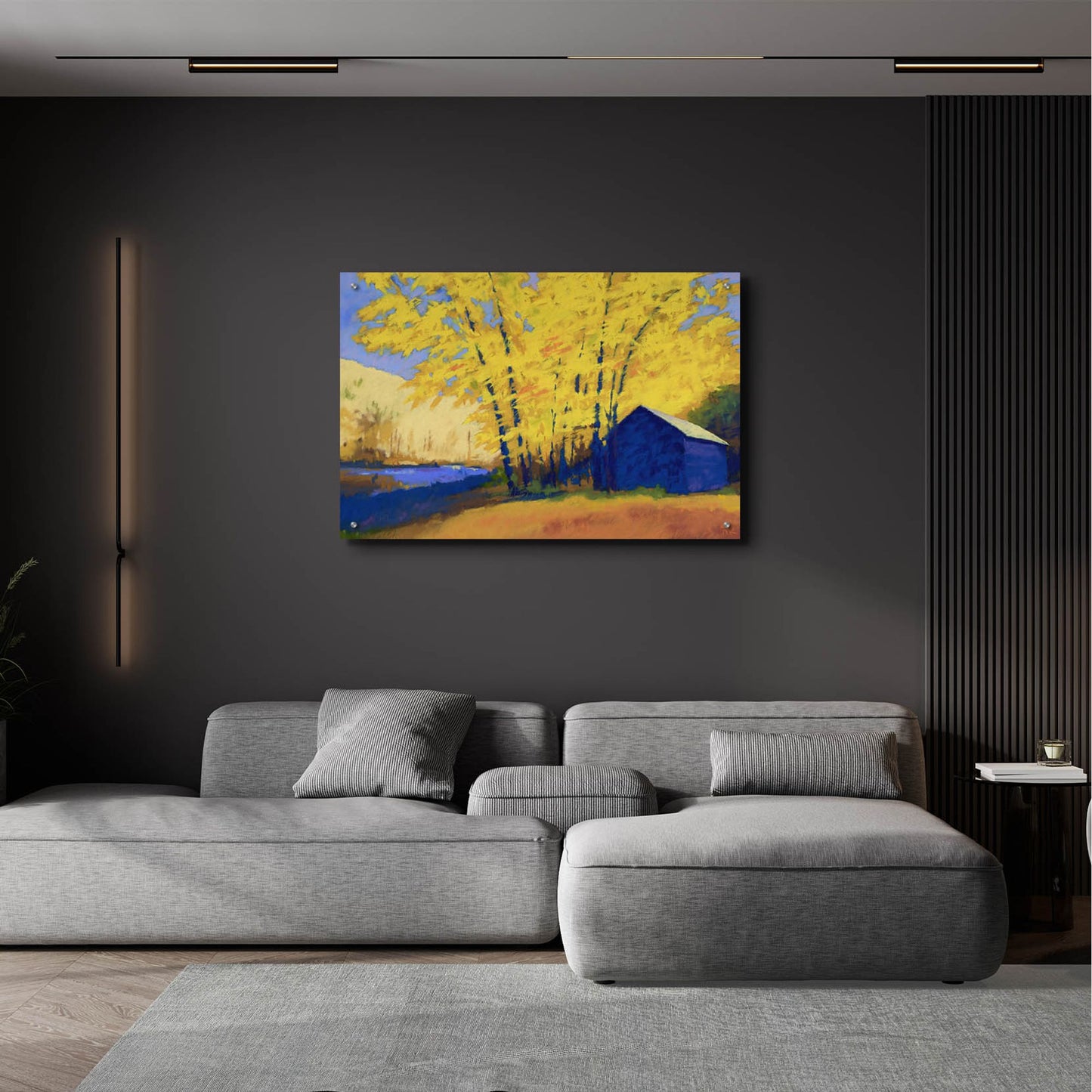 Epic Art 'Hartmans Place' by Mike Kelly, Acrylic Glass Wall Art,36x24
