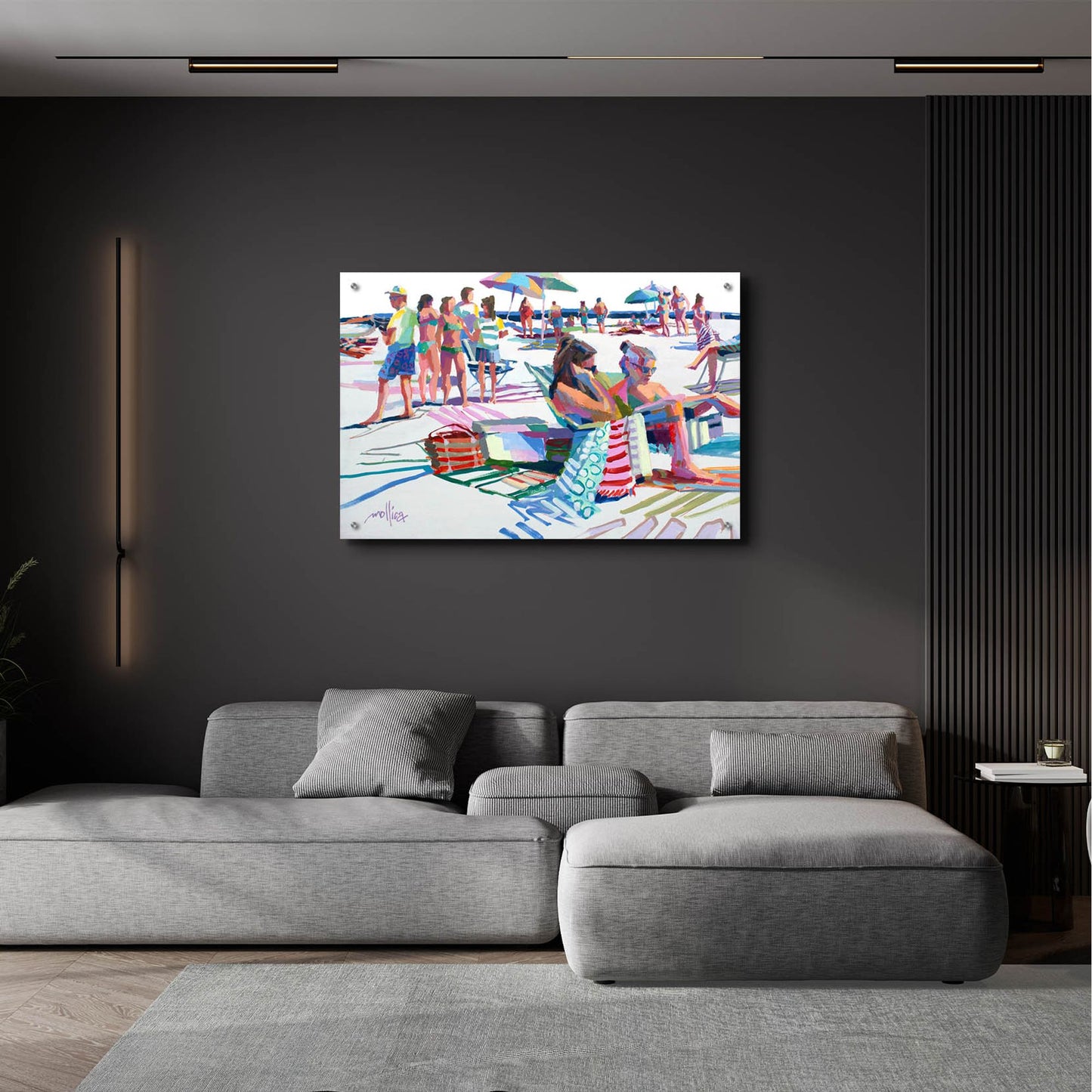 Epic Art 'Beach Party' by Patti Mollica, Acrylic Glass Wall Art,36x24