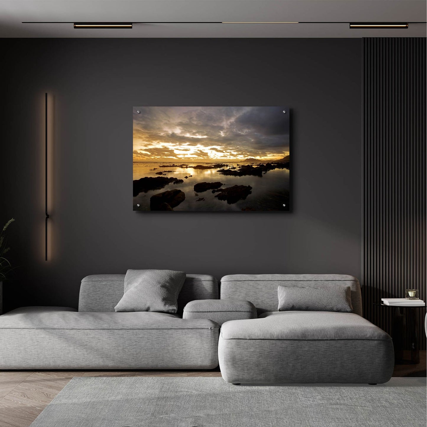Epic Art 'Beach 2' by Photoinc Studio, Acrylic Glass Wall Art,36x24