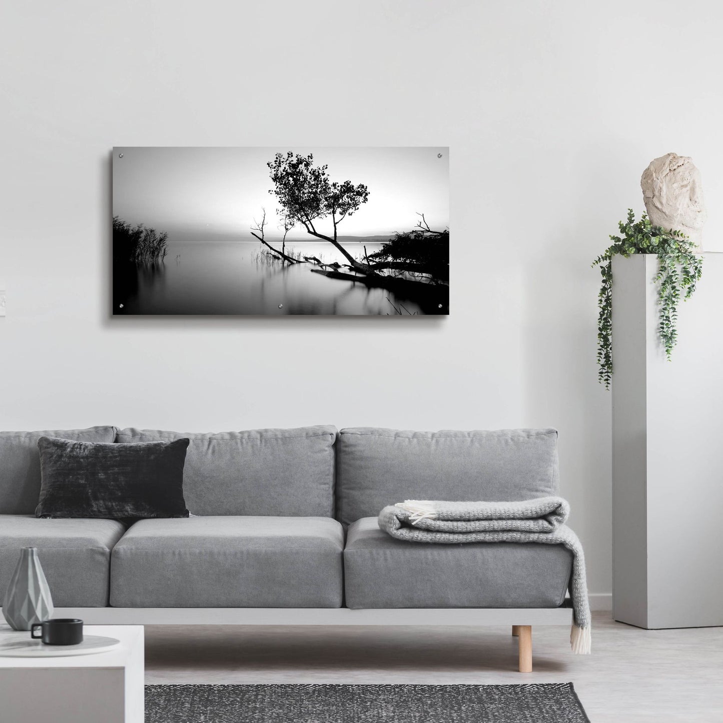 Epic Art 'Great Lake' by Photoinc Studio, Acrylic Glass Wall Art,48x24