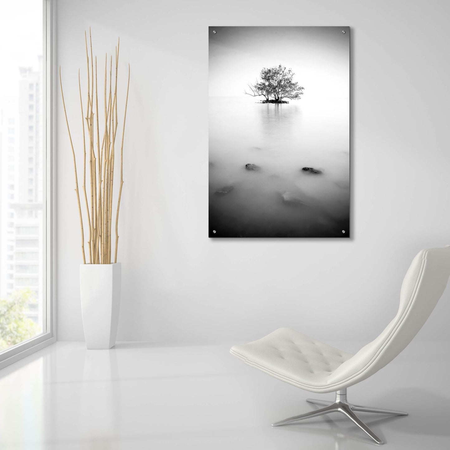 Epic Art 'In The Mist 2' by Photoinc Studio, Acrylic Glass Wall Art,24x36
