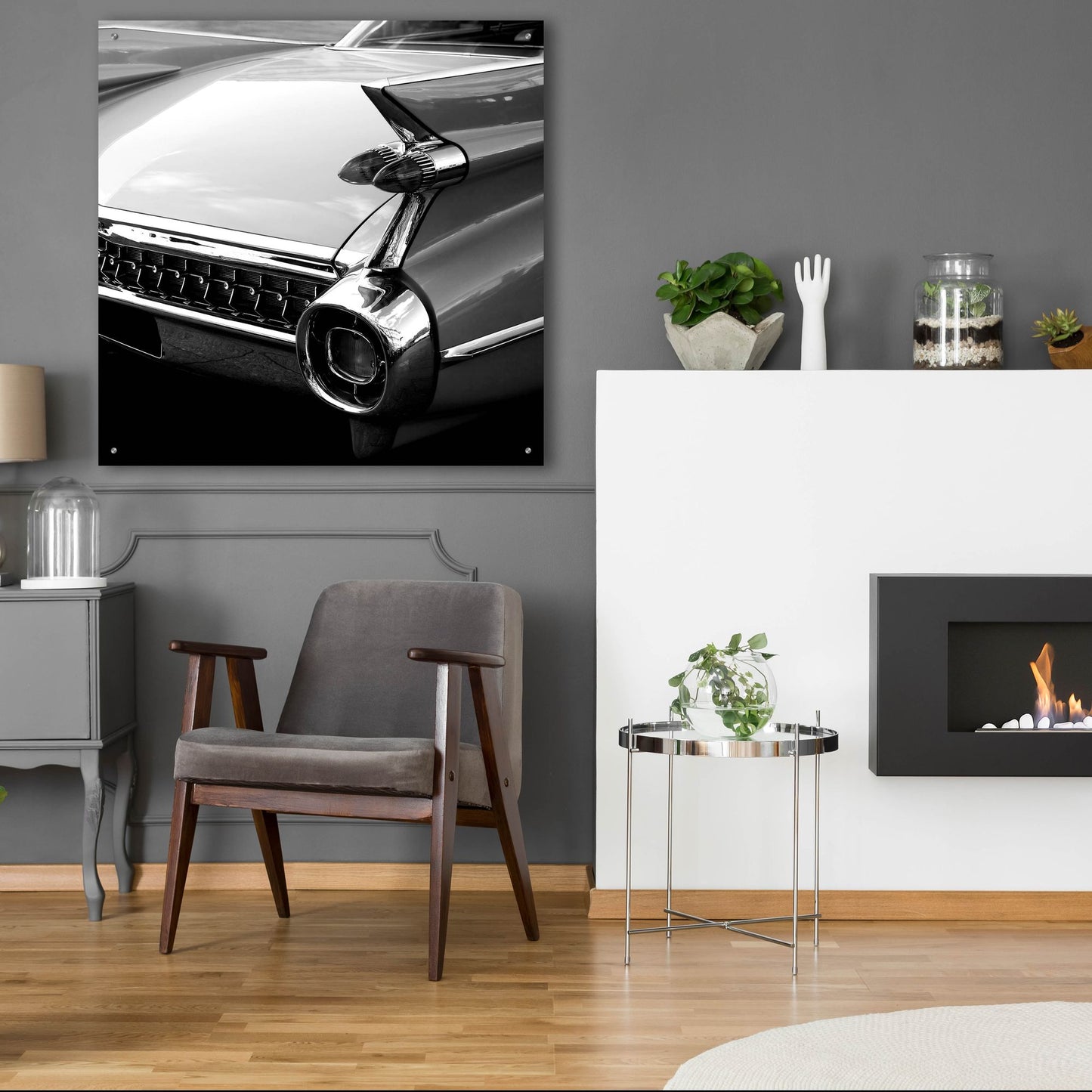 Epic Art 'Vintage Car 2' by Photoinc Studio, Acrylic Glass Wall Art,36x36