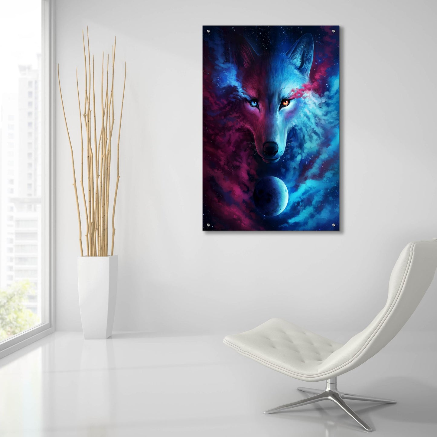 Epic Art 'Where Light and Dark Meet' by JoJoesArt, Acrylic Glass Wall Art,24x36