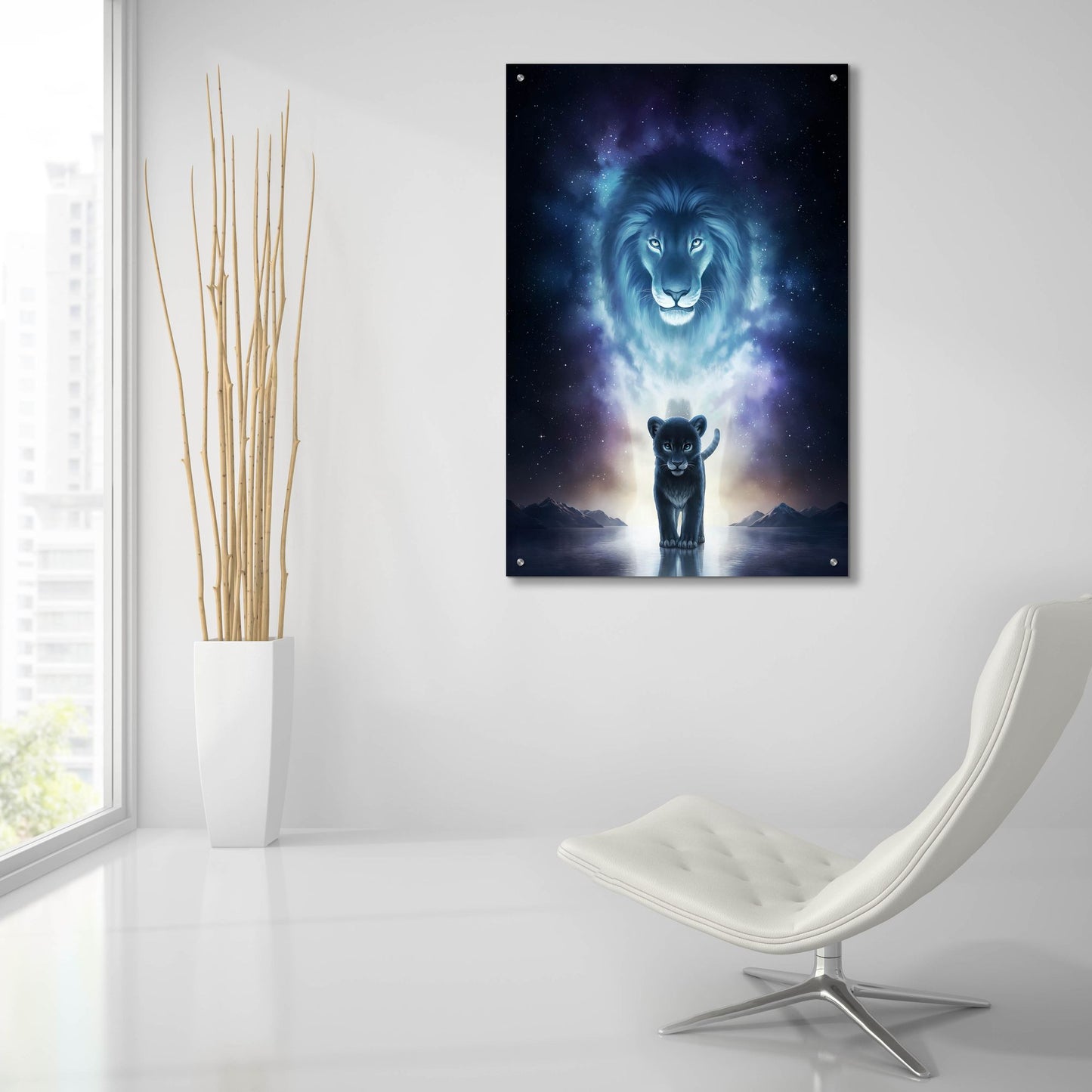 Epic Art 'A King's Path' by JoJoesArt, Acrylic Glass Wall Art,24x36