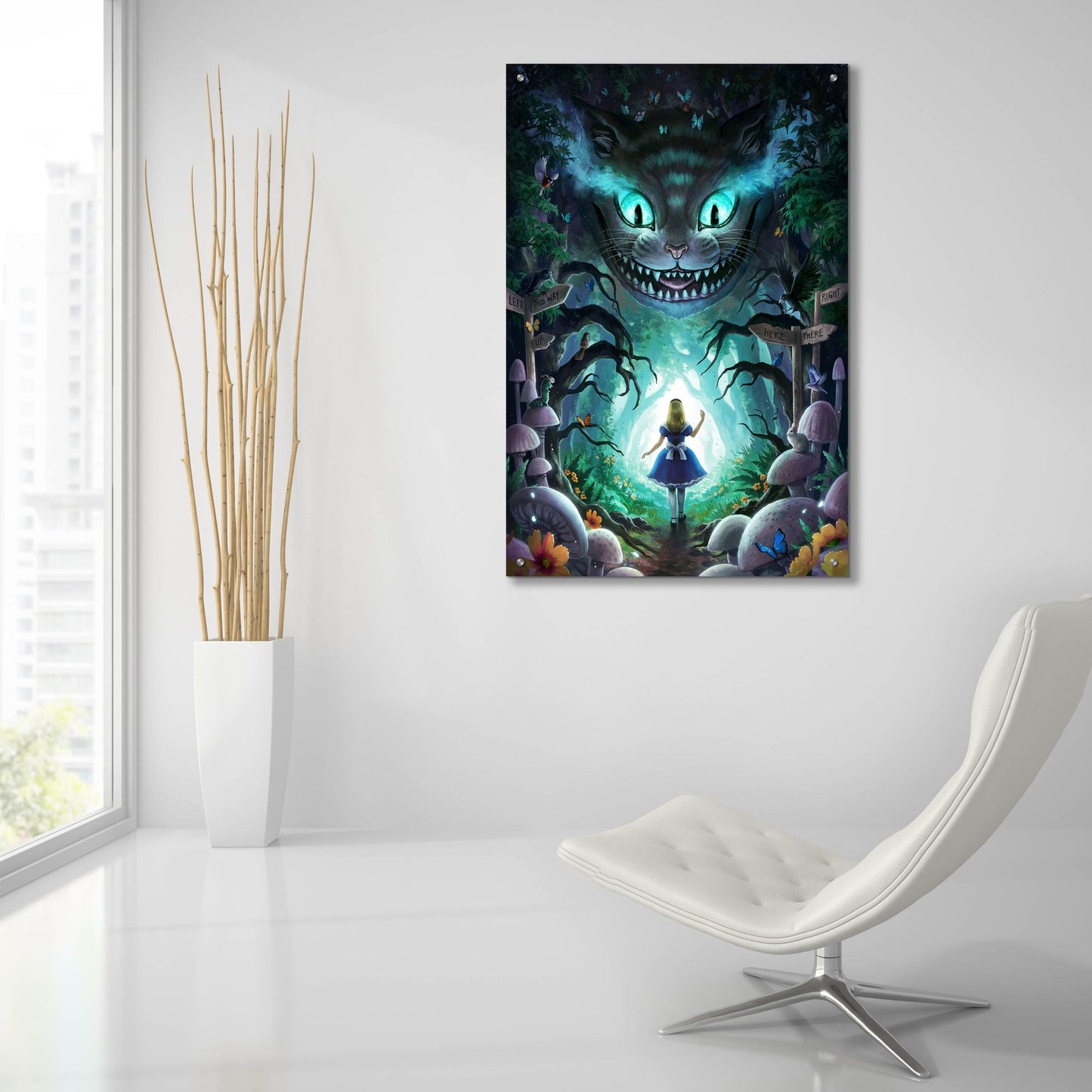 Epic Art 'Alice' by JoJoesArt, Acrylic Glass Wall Art,24x36
