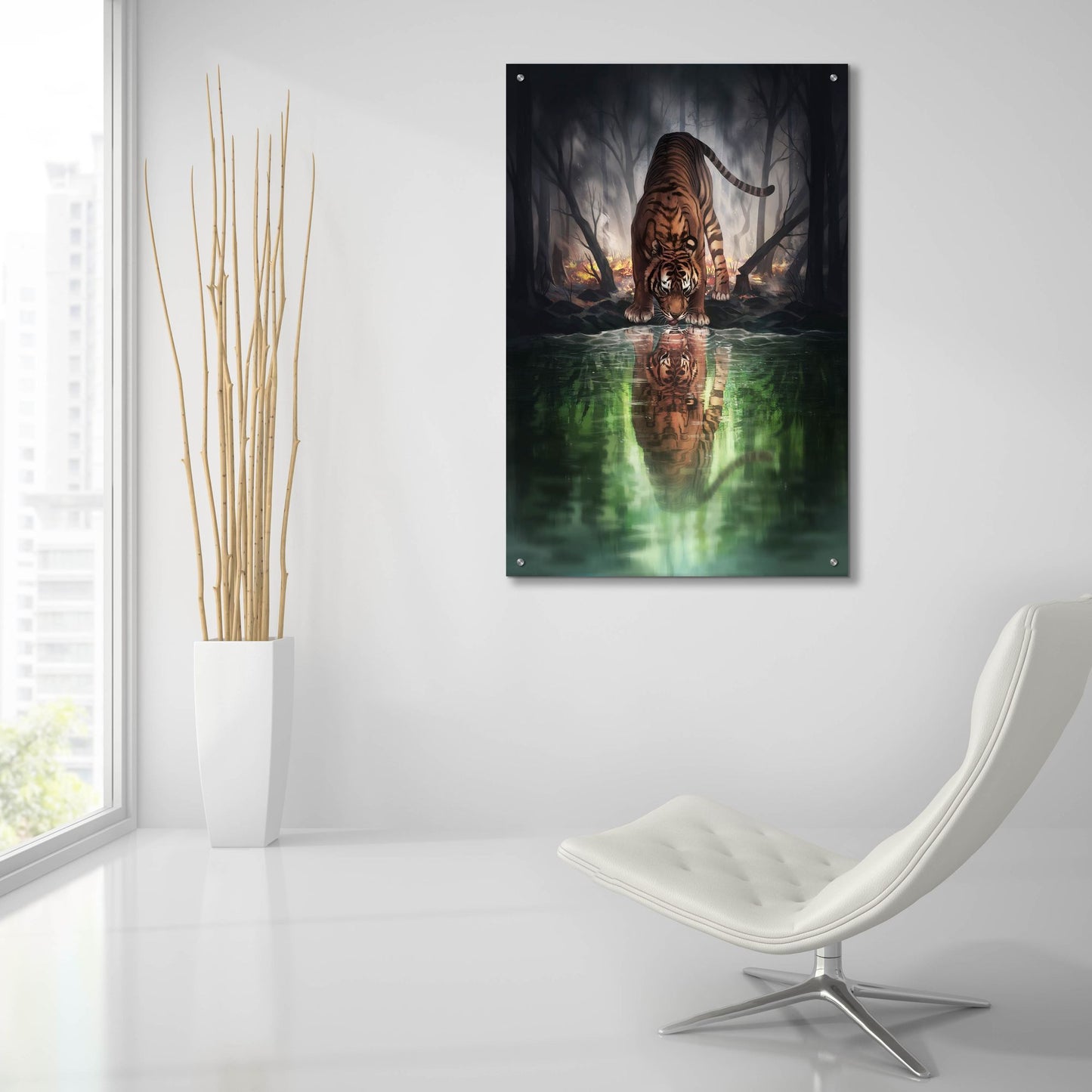 Epic Art 'The World I Used To Know' by JoJoesArt, Acrylic Glass Wall Art,24x36