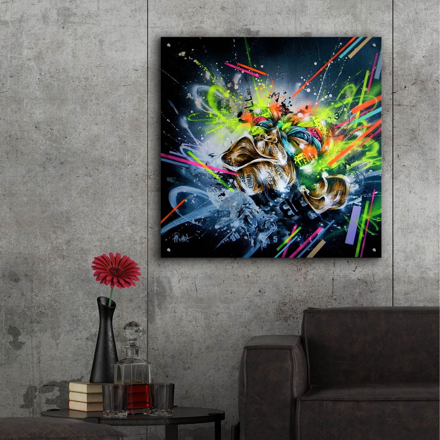 Epic Art 'Climb' by Taka Sudo, Acrylic Glass Wall Art,36x36