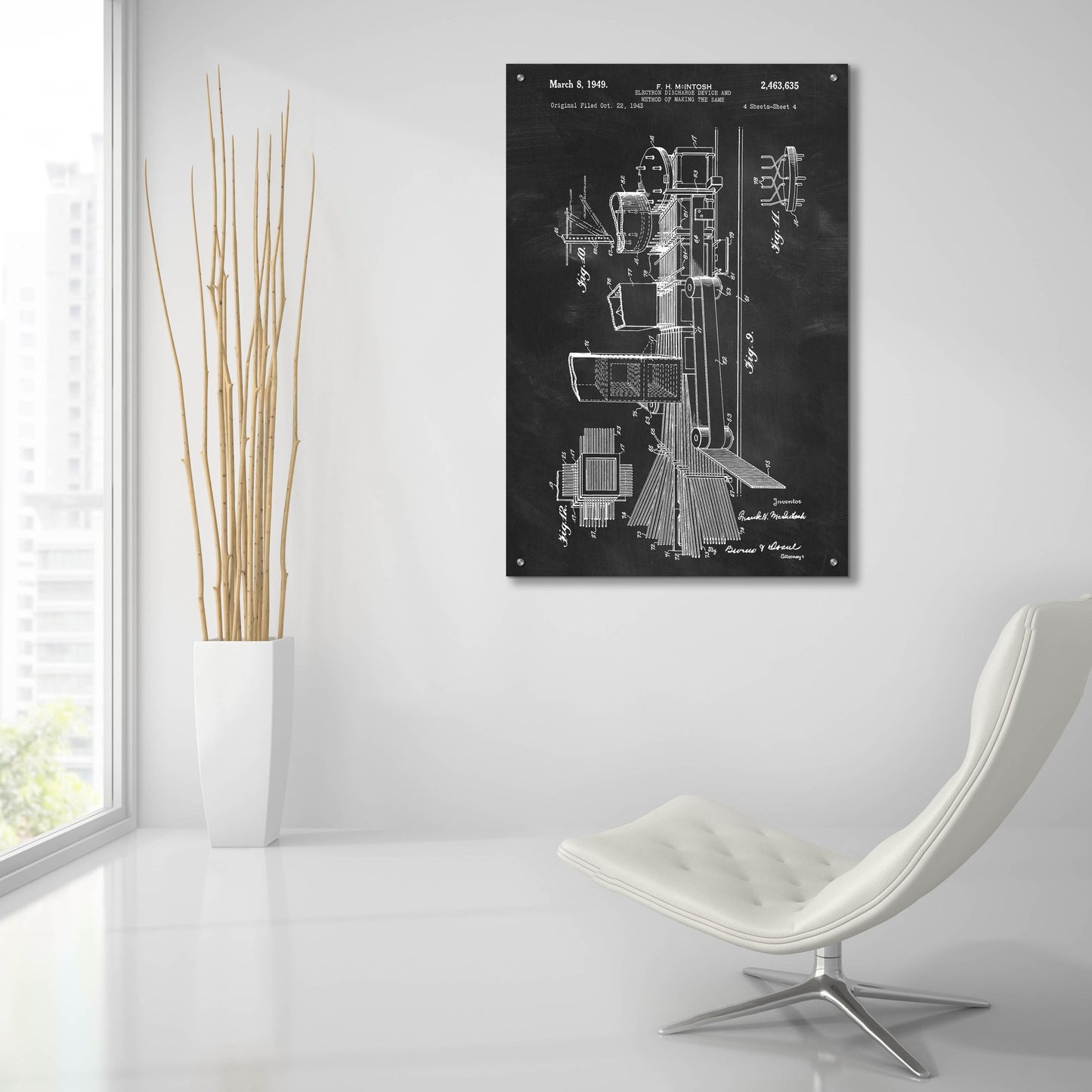 Epic Art 'Electron Discharge Device' by Epic Portfolio, Acrylic Glass Wall Art,24x36