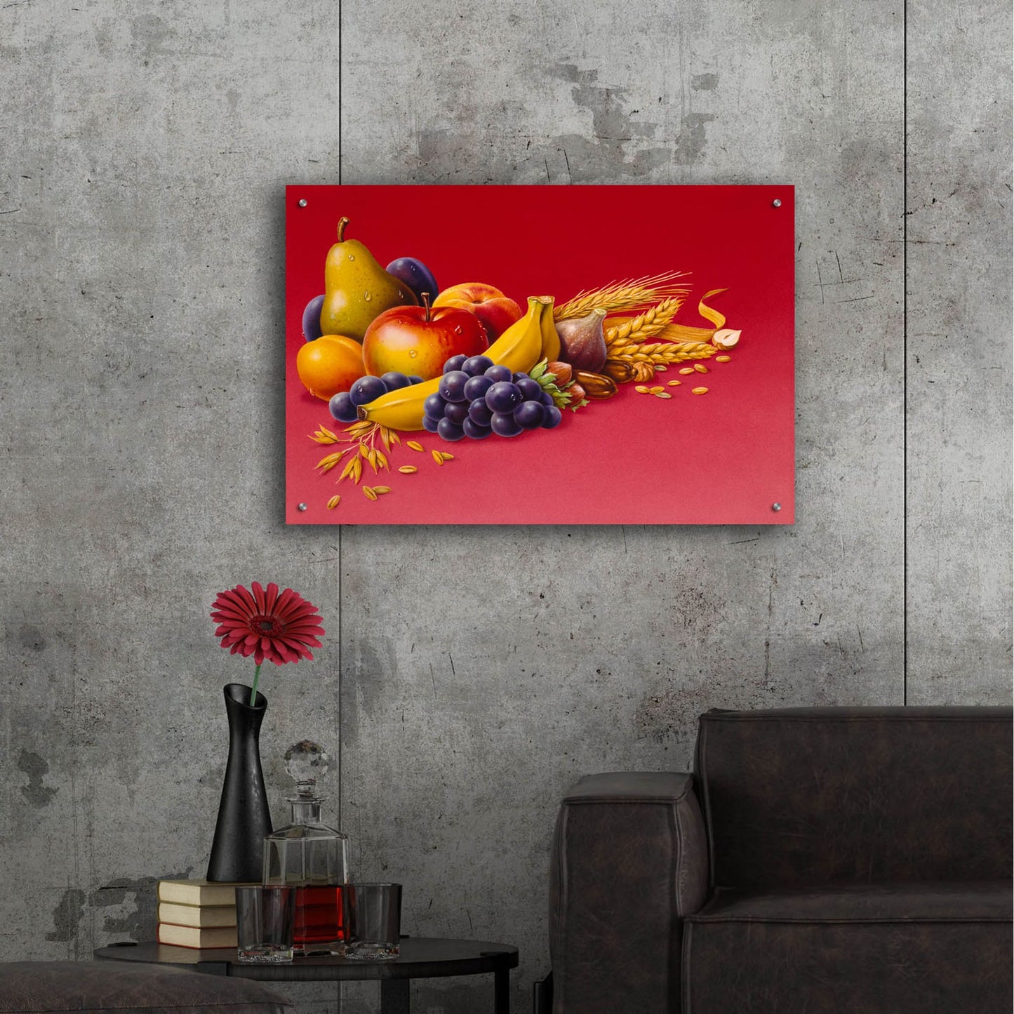 Epic Art 'Fruit ' by Harro Maass, Acrylic Glass Wall Art,36x24