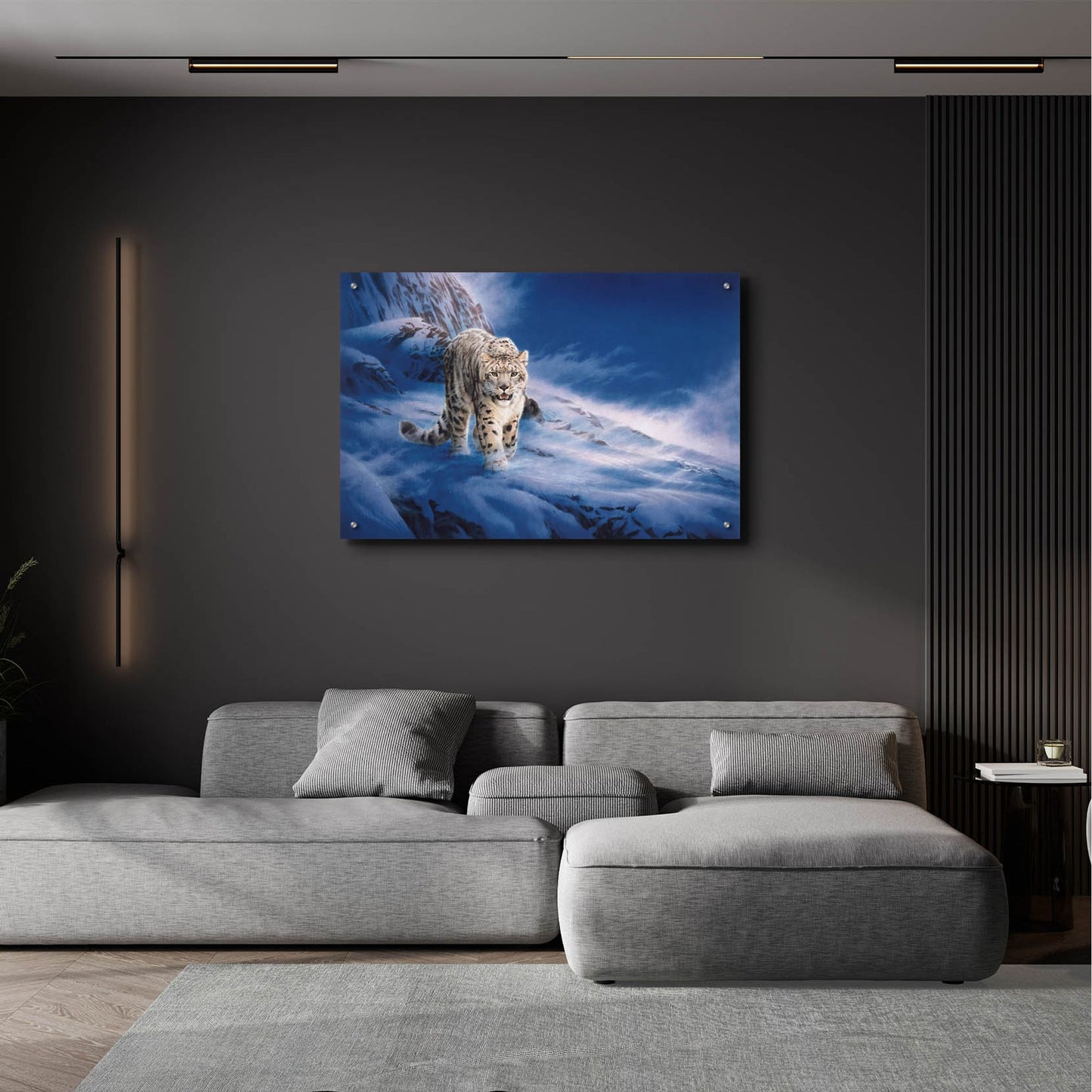 Epic Art 'In Snowstorm' by Joh Naito, Acrylic Glass Wall Art,36x24