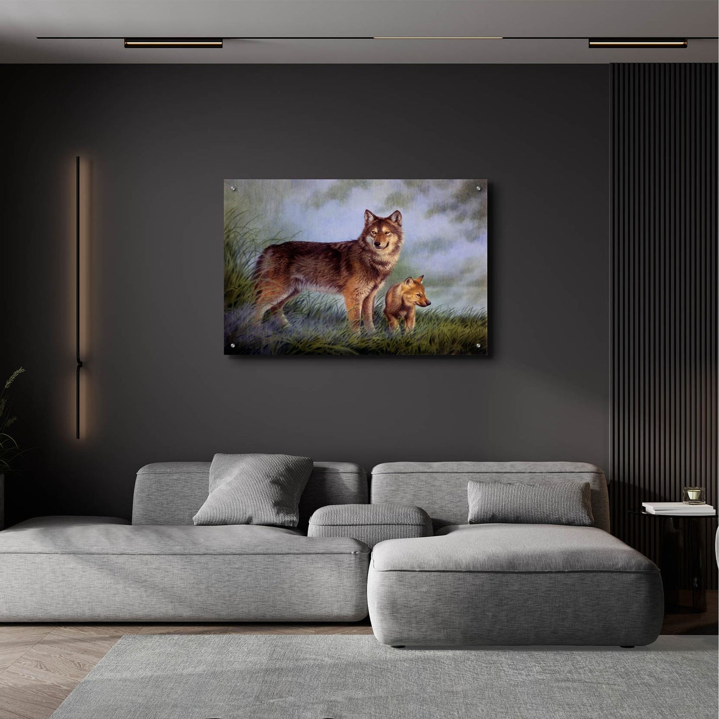 Epic Art 'Careful Watch' by Joh Naito, Acrylic Glass Wall Art,36x24