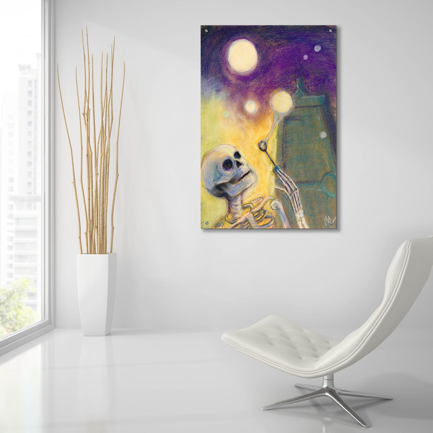 Epic Art 'Orbs!' by Marie Marfia Fine Art, Acrylic Glass Wall Art,24x36