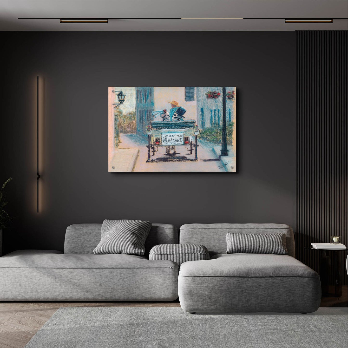 Epic Art 'Happily Ever After' by Marie Marfia Fine Art, Acrylic Glass Wall Art,36x24