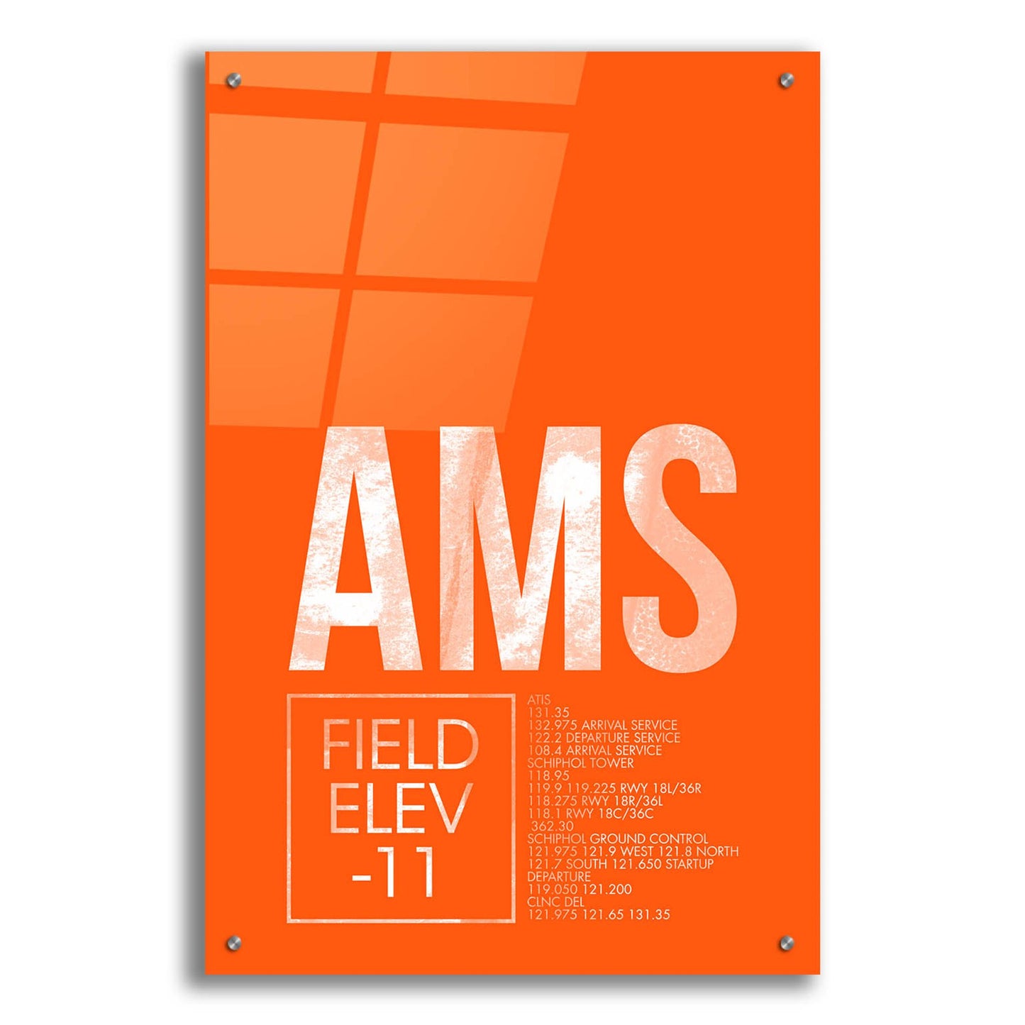 Epic Art 'AMS ATC' by O8 Left, Acrylic Glass Wall Art