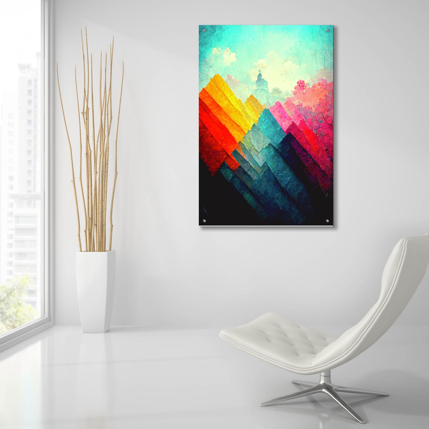 Epic Art 'Change Of Scenery 1' by Romantz Art, Acrylic Glass Wall Art,24x36