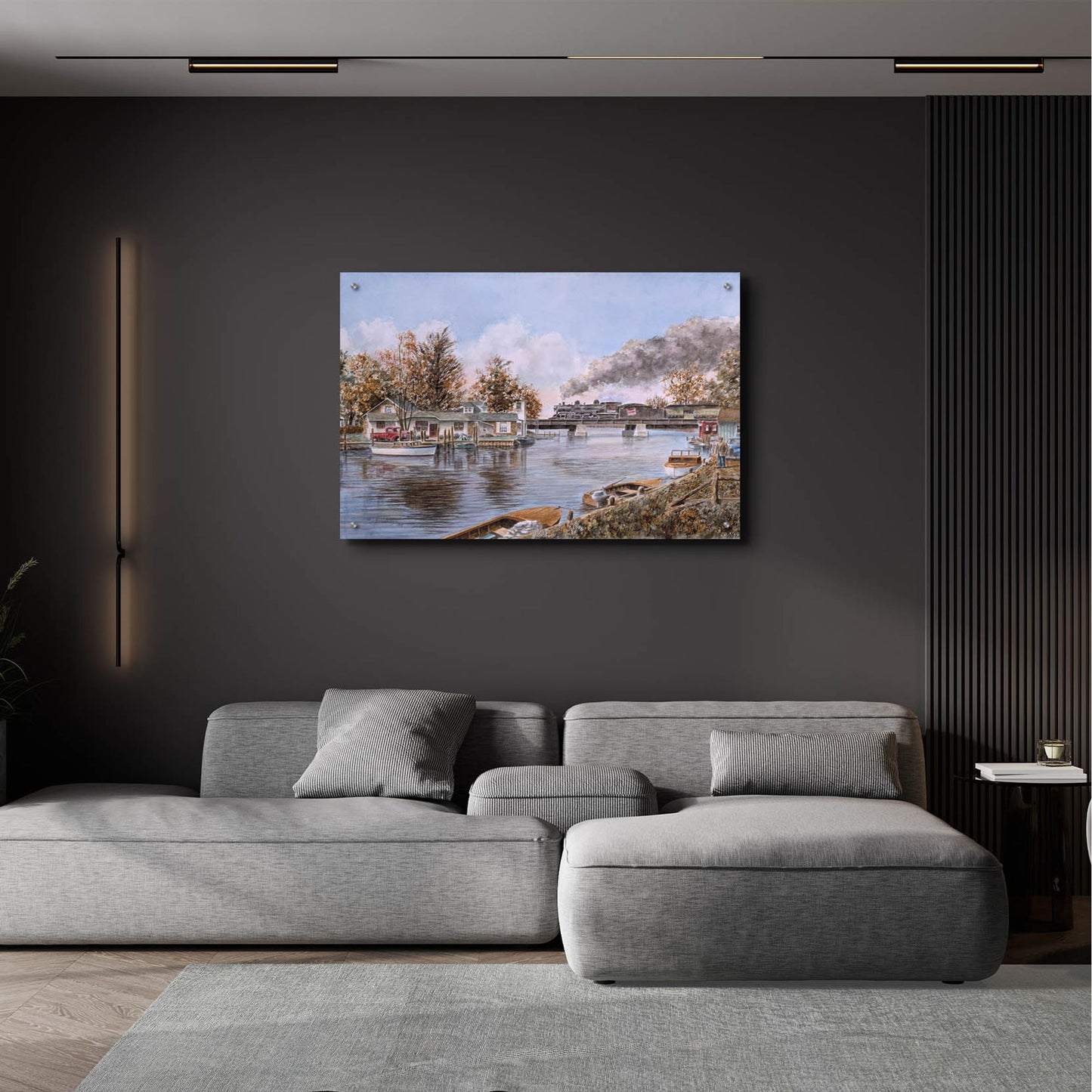 Epic Art 'Belle River, Ontario' by Stanton Manolakas, Acrylic Glass Wall Art,36x24
