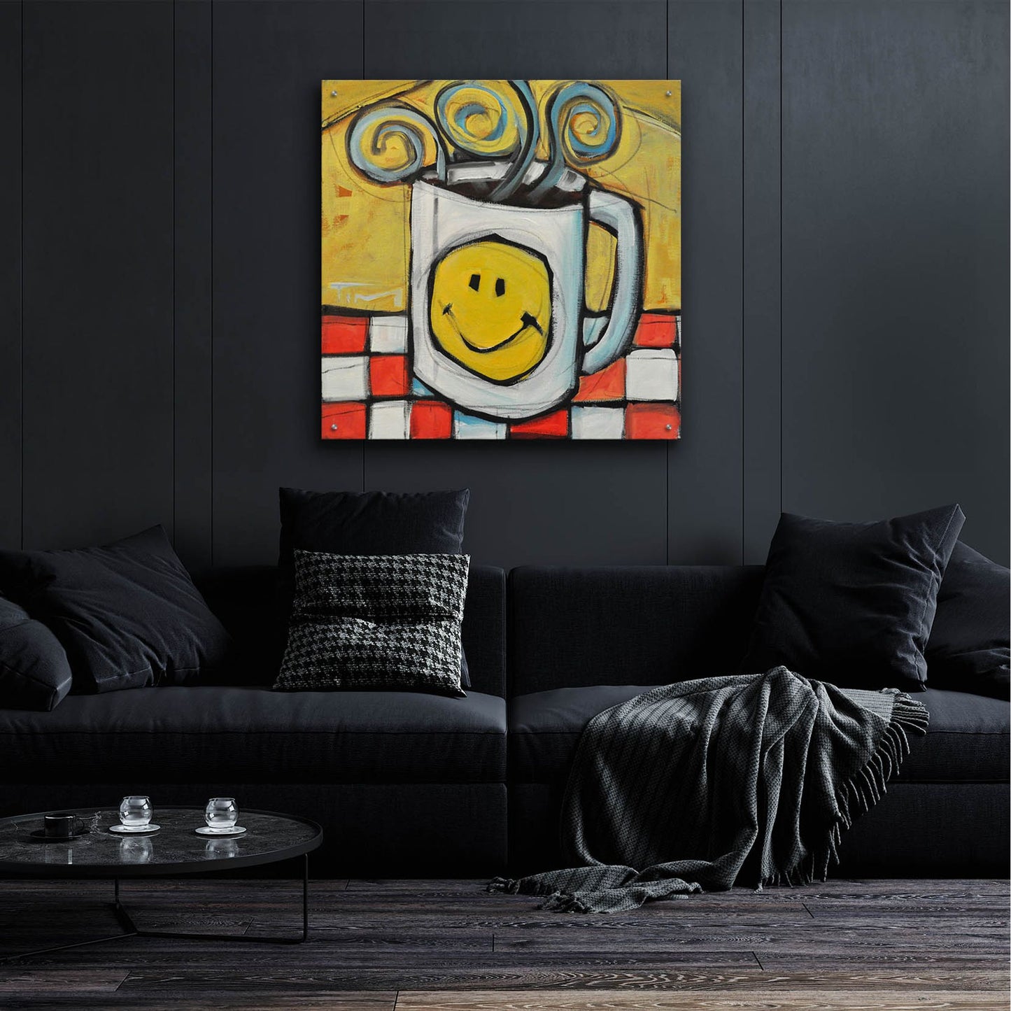 Epic Art 'Coffee Cup 1' by Tim Nyberg, Acrylic Glass Wall Art,36x36
