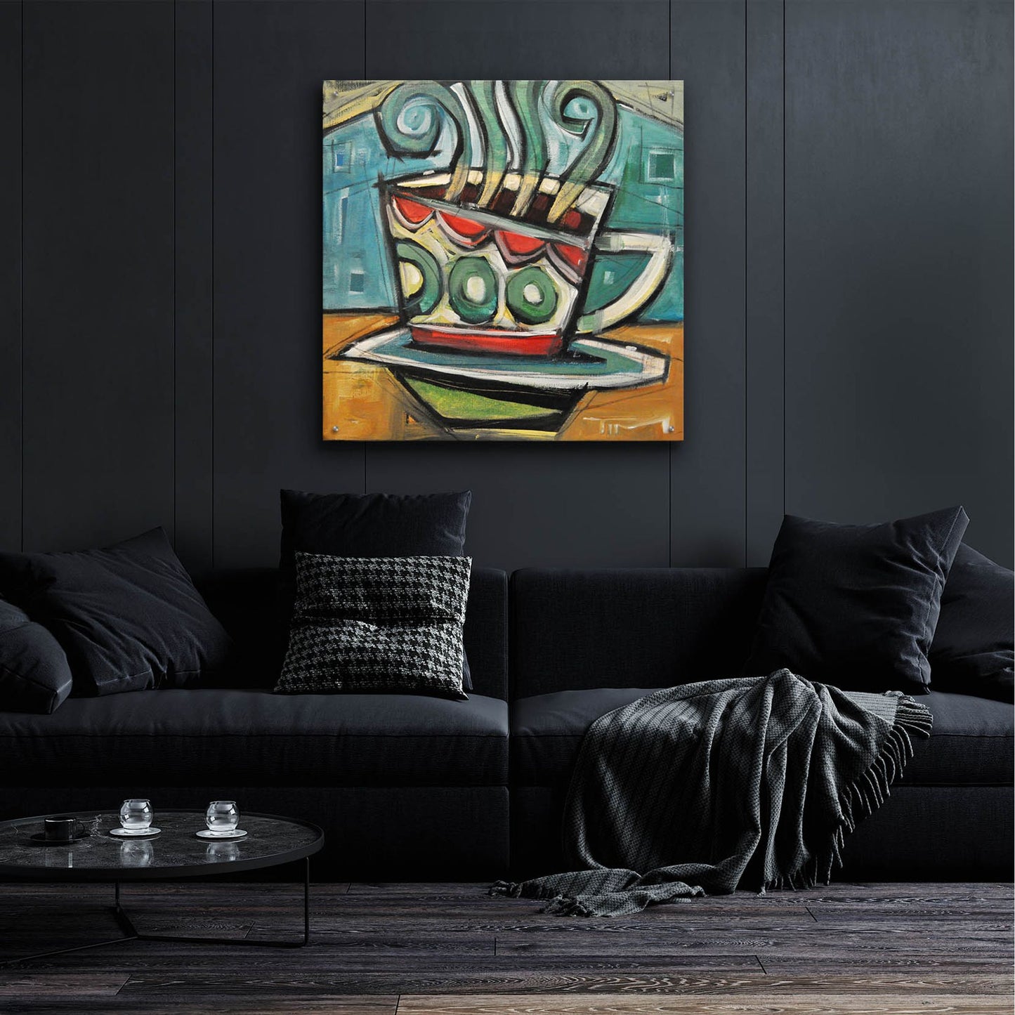Epic Art 'Coffee Cup 2' by Tim Nyberg, Acrylic Glass Wall Art,36x36