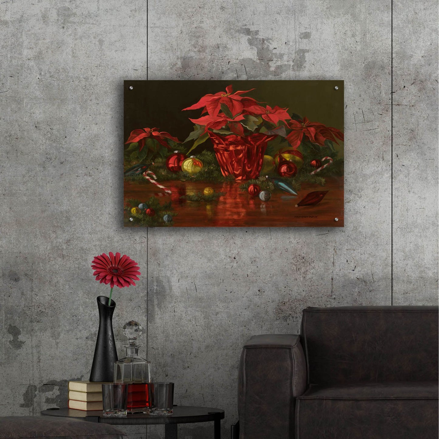 Epic Art 'A Christmas Table' by Christopher Pierce, Acrylic Glass Wall Art,36x24