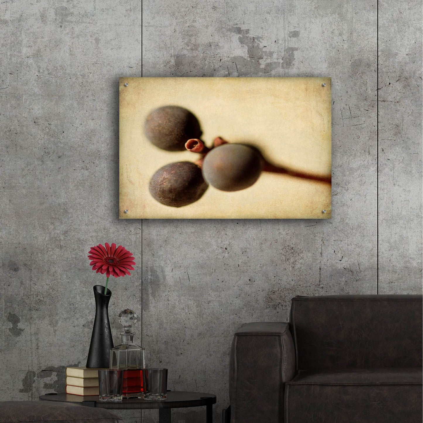 Epic Art 'Berries 4' by Jessica Rogers, Acrylic Glass Wall Art,36x24